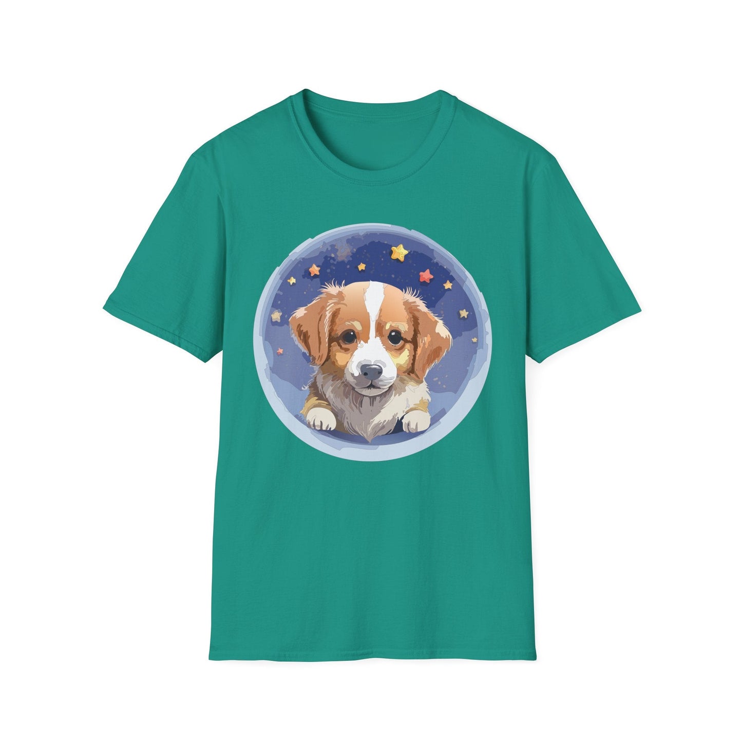 Unisex Gildan Softstyle 64000 Dog Shirt Tee Ring Spun Cotton