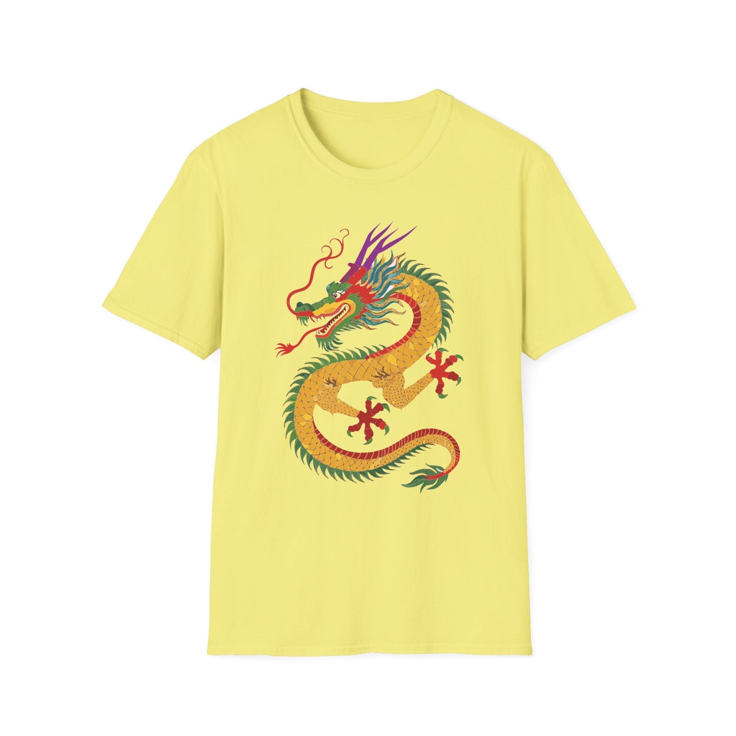 Dragon T Shirt Unisex Dragon Shirt Animal Design Softstyle Ring Spun Cotton Tee Comfort