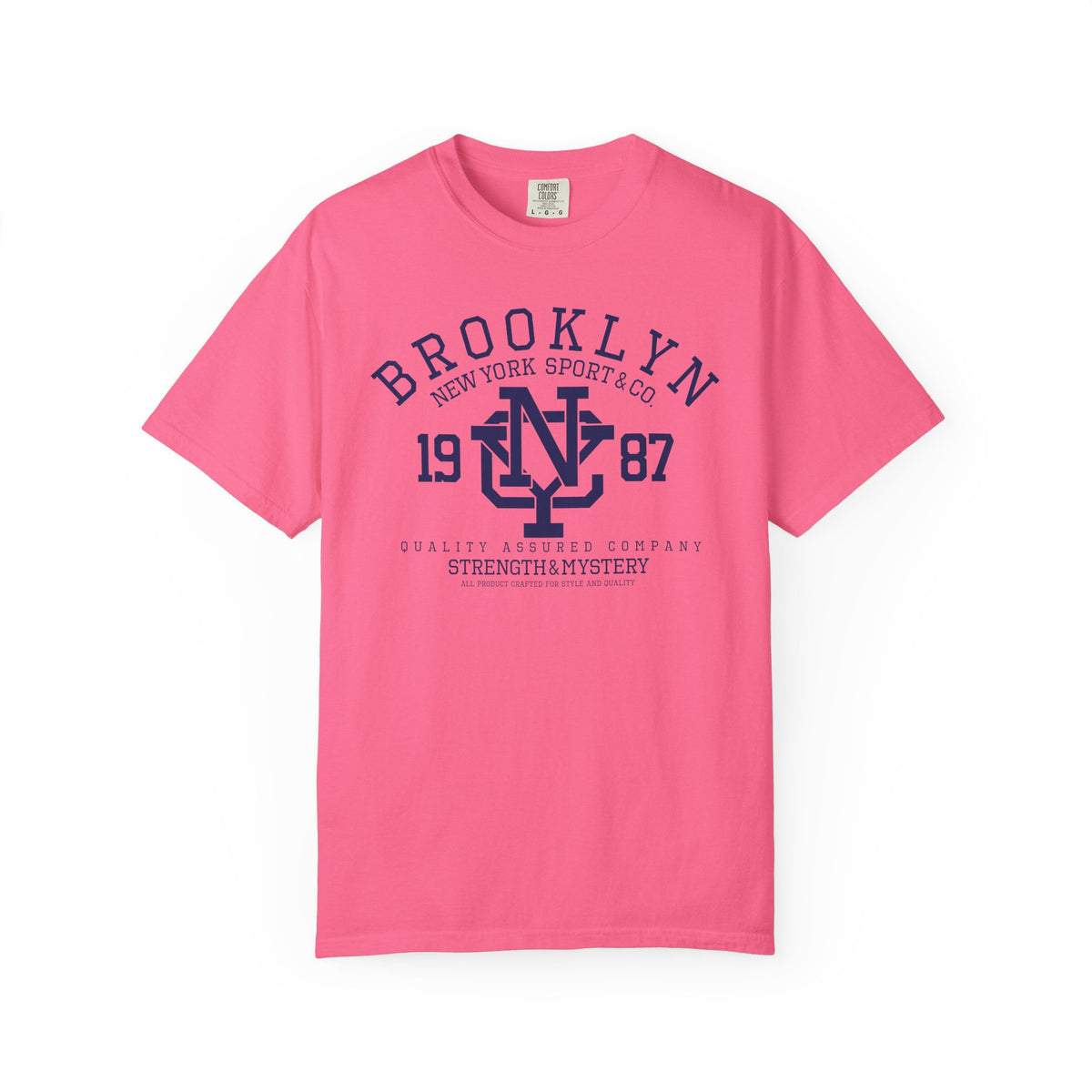 Brooklyn 1987 Athletic Logo Unisex Comfort Colors Garment-Dyed Heavyweight 100 Cotton Art Design T-Shirt w10