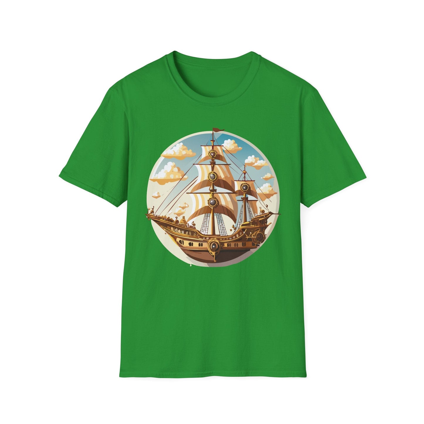 Ship T Shirt Frigate T Shirt Vessel Tee Gildan Softstyle 64000 Unisex Cotton Comfort