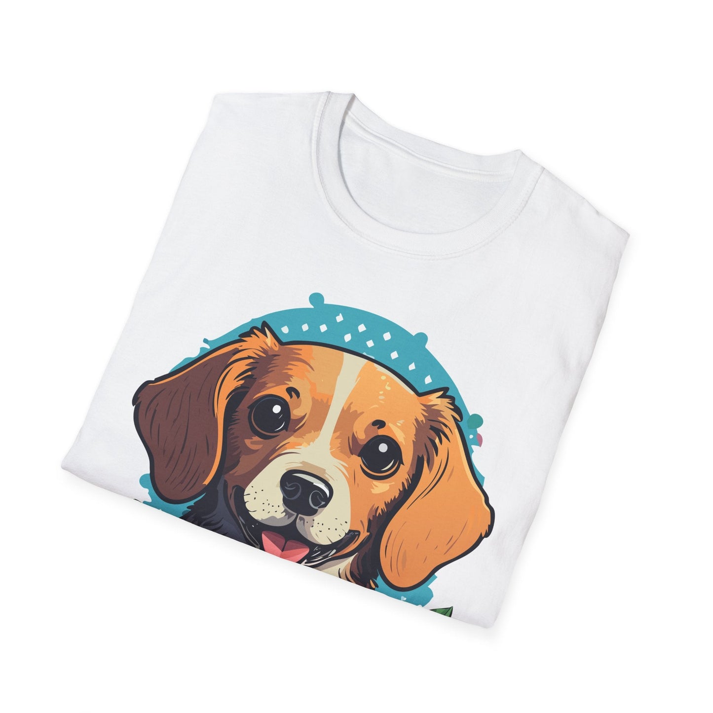 Dog Shirt Unisex Animal Tee Softstyle Cotton Ring Spun Comfort