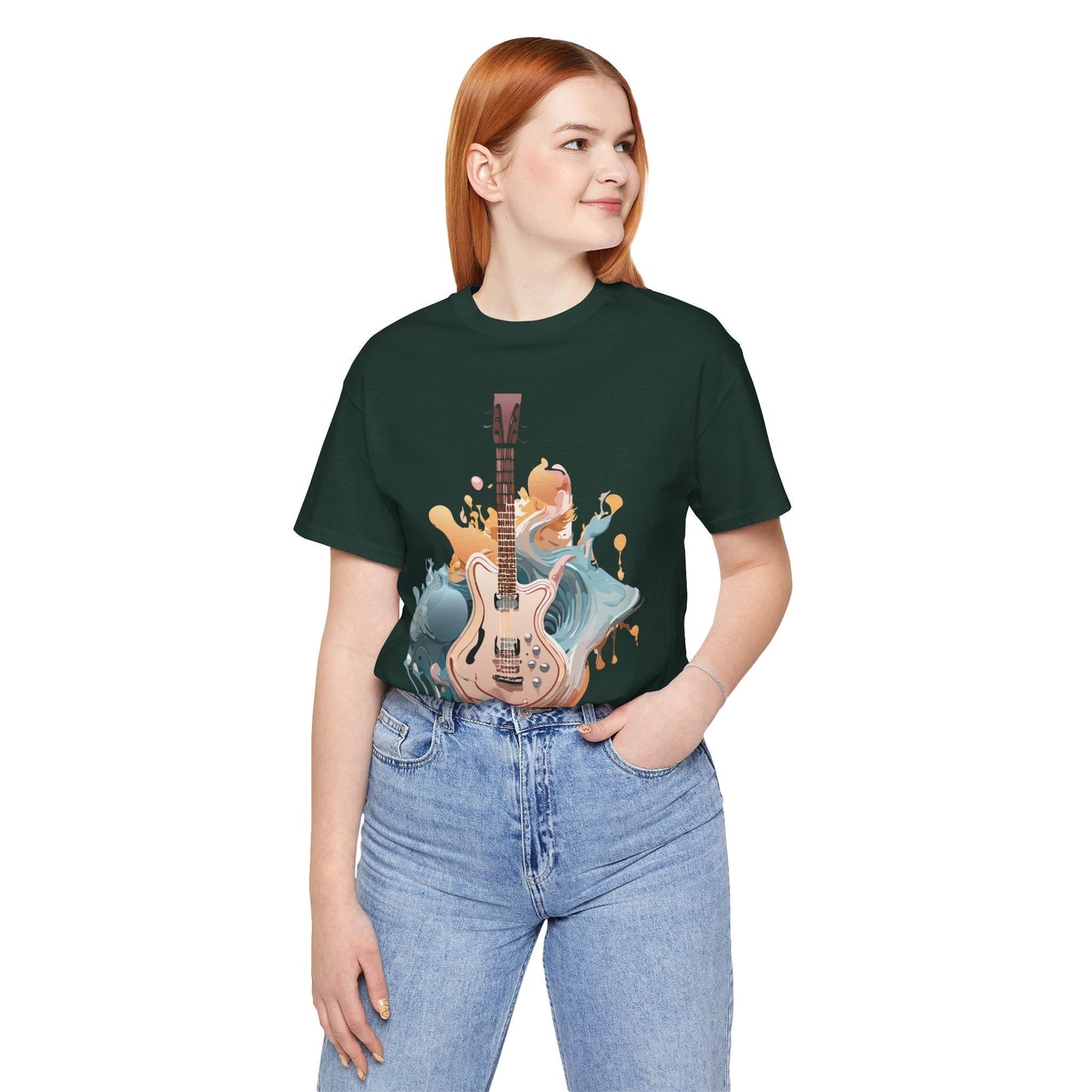 Adelpha Vintage Inspired Graphic Tee Unisex Jersey Short Sleeve Music Design Collectible