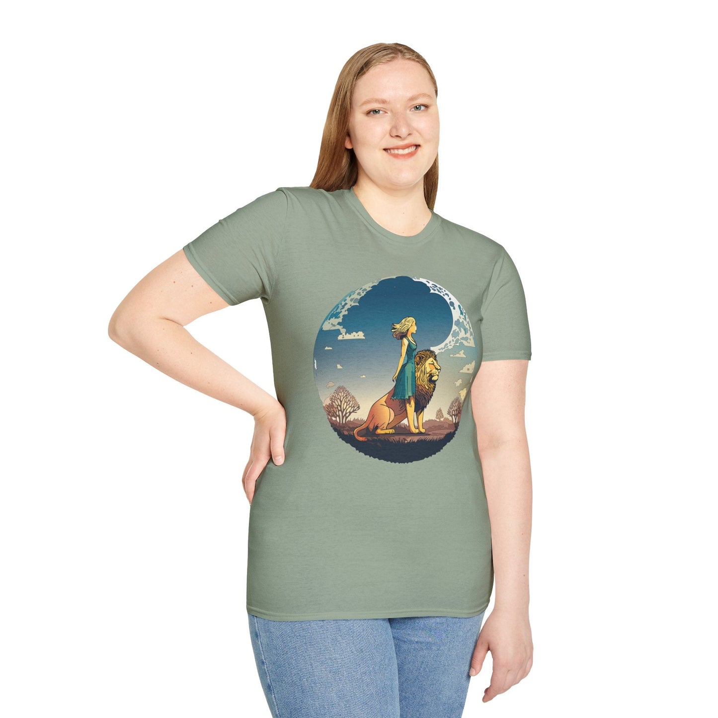 Womens Graphic T Shirt Art Design Tee Softstyle 64000 100 Percent Cotton Unisex Comfort