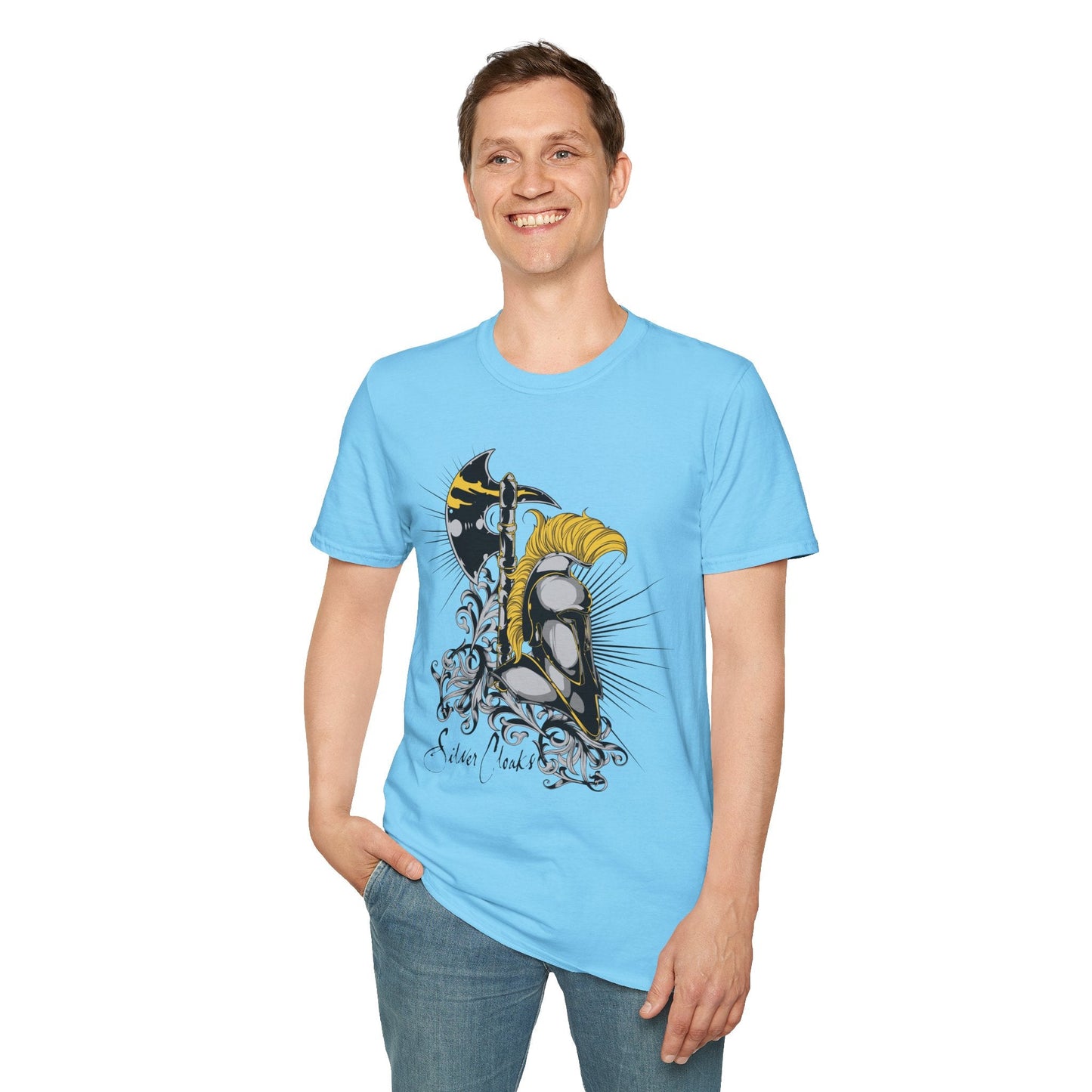 Unisex Art Graphic Shirt 100 Percent Ring Spun Cotton Softstyle Tee For Everyday Comfort And Style