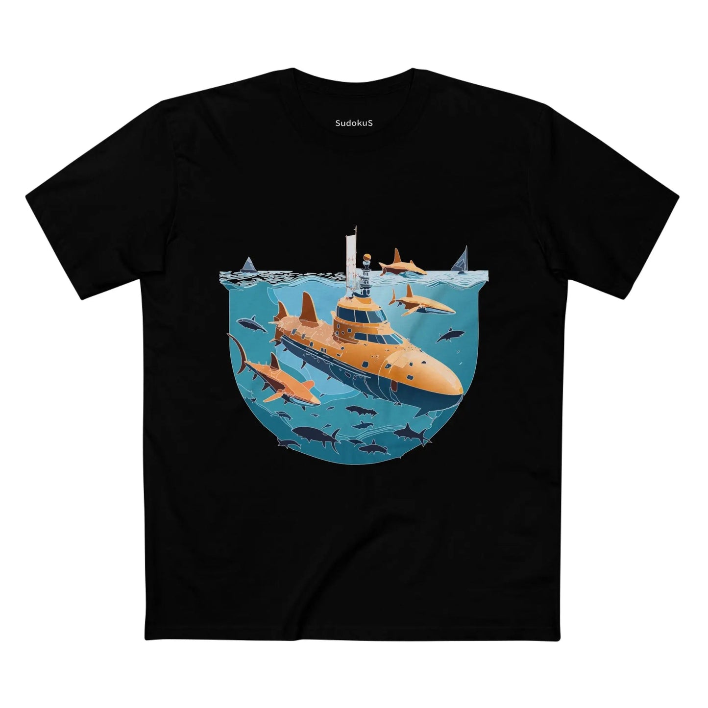 Ocean Coast Graphic Unisex 100 Cotton Staple Tee 18