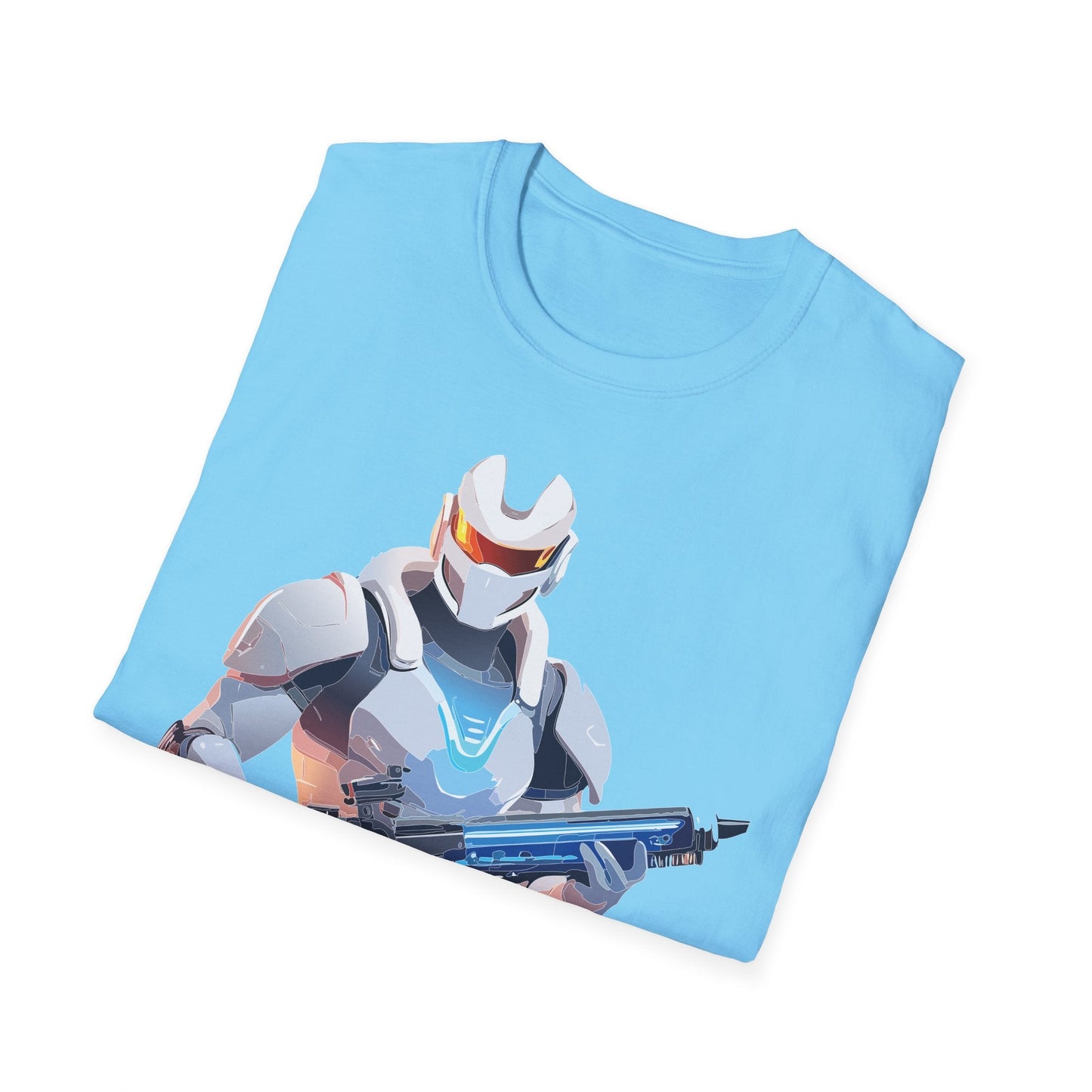 Robocop T Shirt Unisex Gildan Softstyle 64000 100 Percent Ring Spun Cotton Tee With Artwork