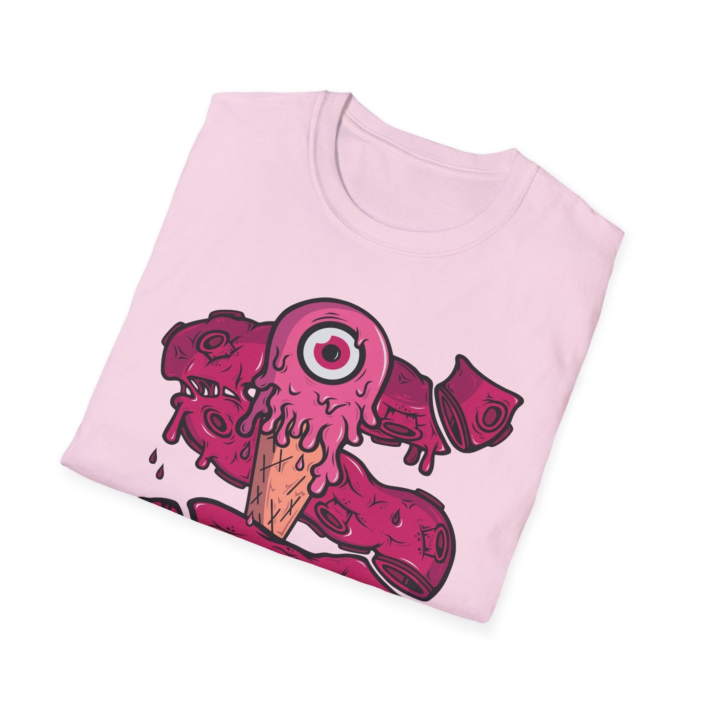 Cartoon T Shirt Animation Tee Funny Graphic Tee Unisex Gildan Softstyle Cotton 64000