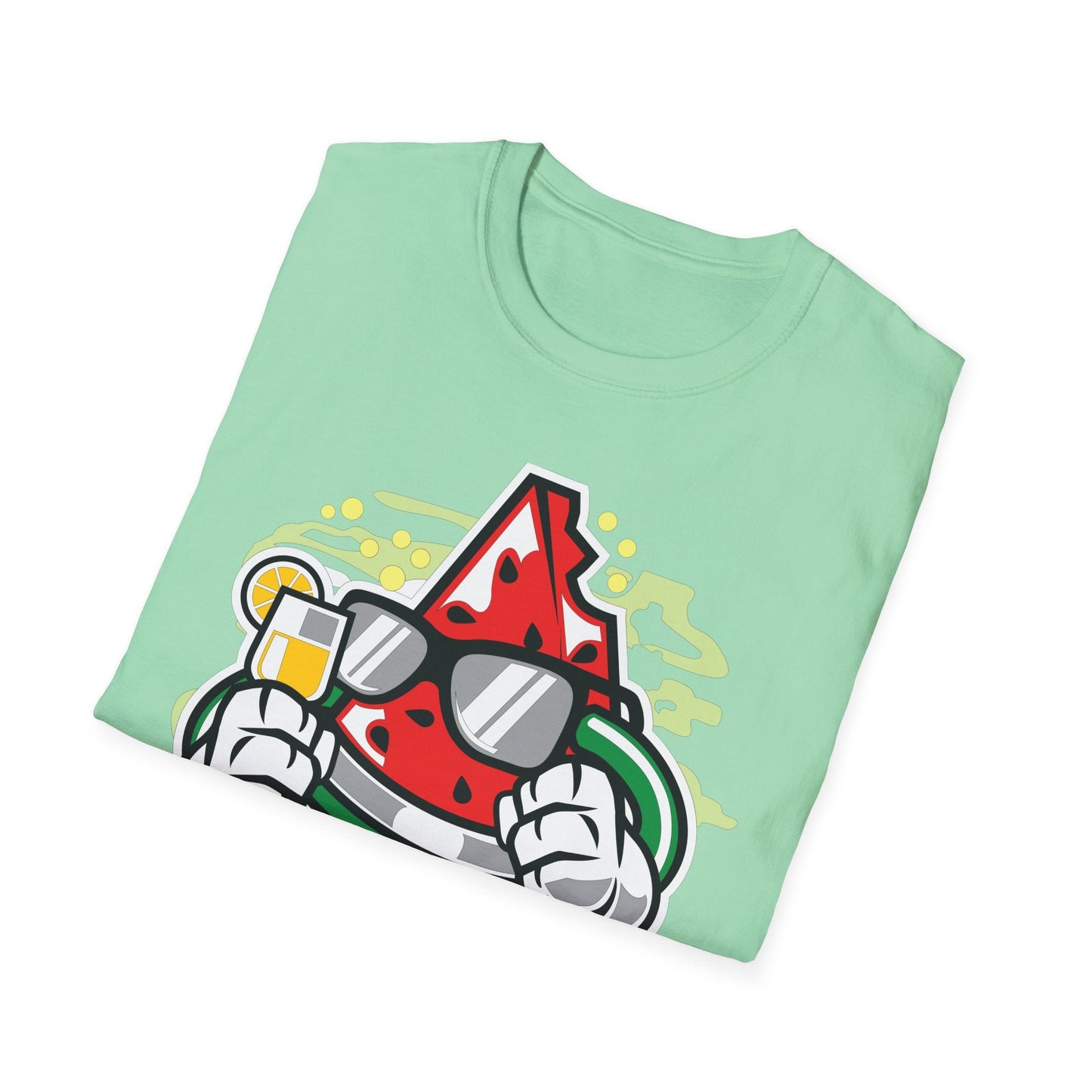 Cartoon T Shirt Animation T Shirt Funny Tee Shirt Unisex Gildan Softstyle 64000 Artwork