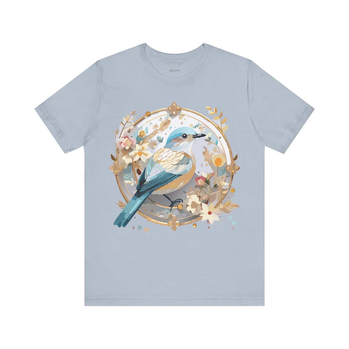 Adelpha Medallion Graphic T Shirt Unisex Short Sleeve Vintage Inspired Art Design