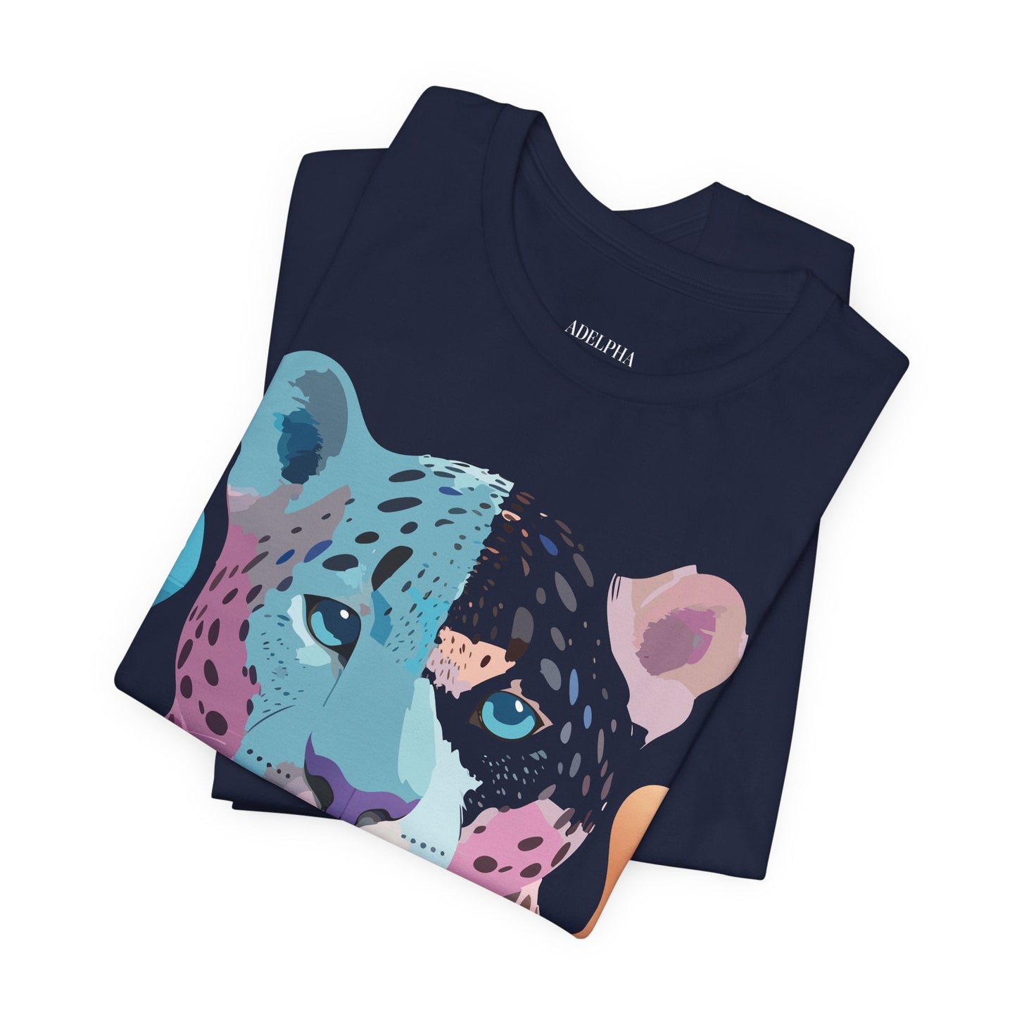 Cheetah Graphic Unisex 100 Cotton Artwork Tee 7