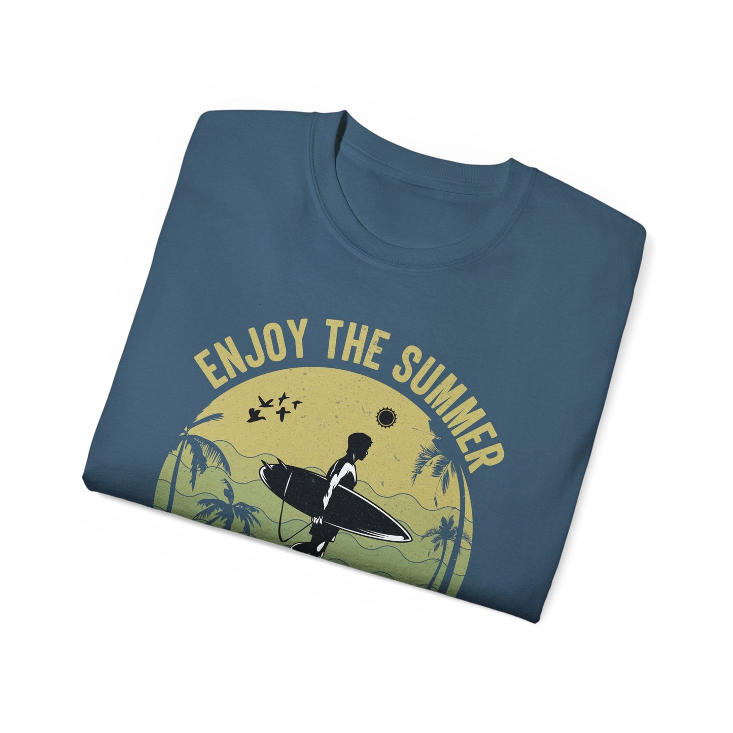 Summer Surf Art Design T Shirt TeeGallery Gildan 2000 Unisex Cotton Tee Apparel Collection