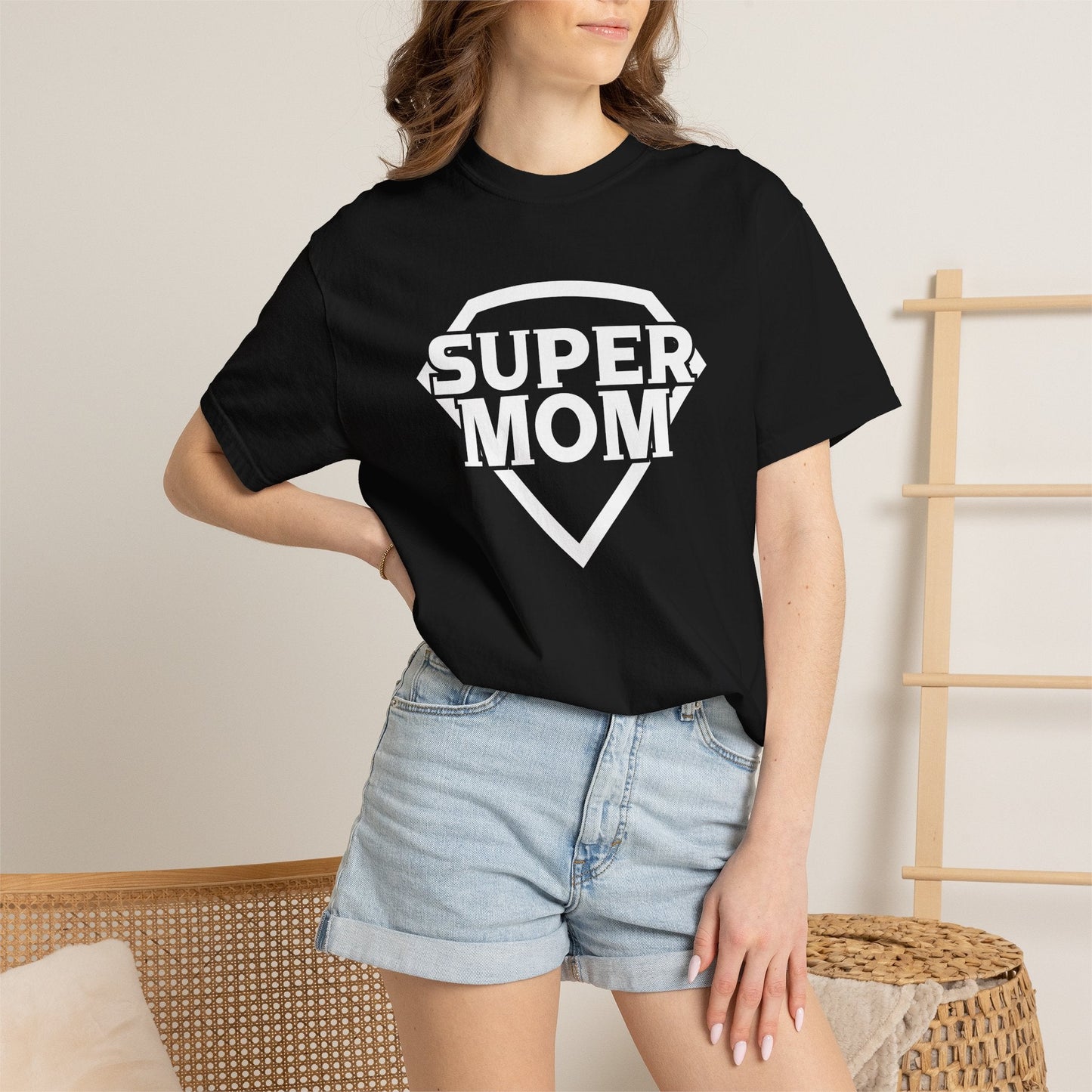 Mom T-shirt Mother's Day Mama Tee Unisex Comfort Colors Garment-Dyed Cotton h3