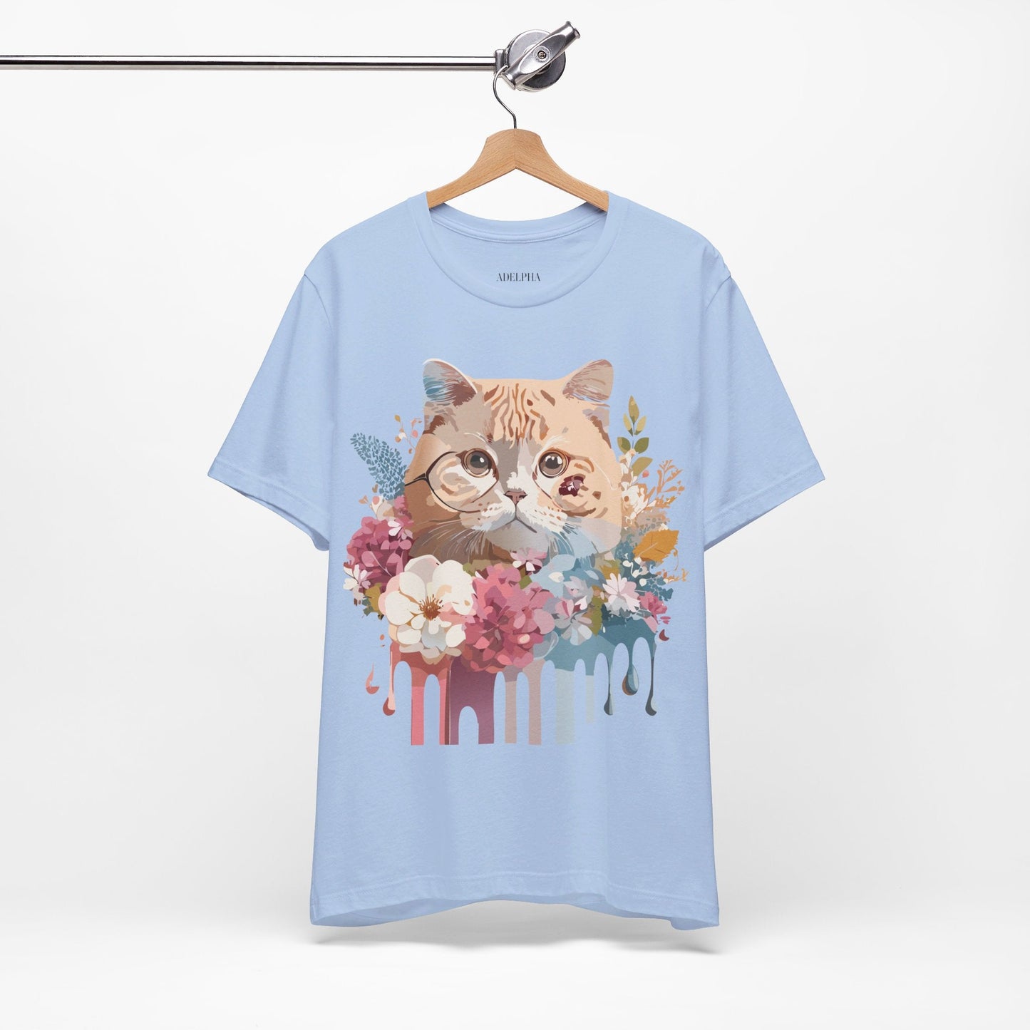 Cat Graphic Tee Unisex Vintage Inspired Shirt By Adelpha Original Artwork