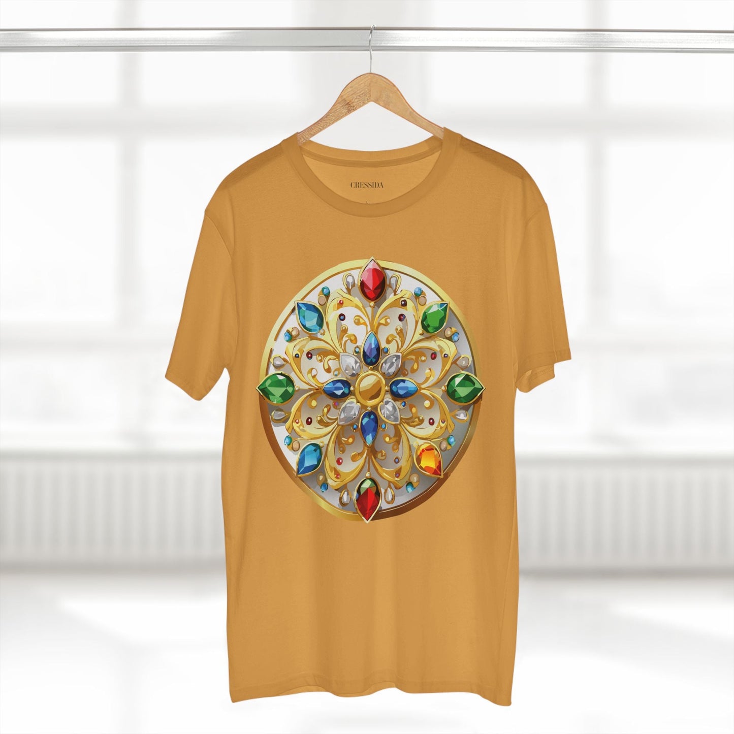 Medallion Graphic T-Shirt Unisex 100 Cotton With Gold Art Design Medal Tee 3