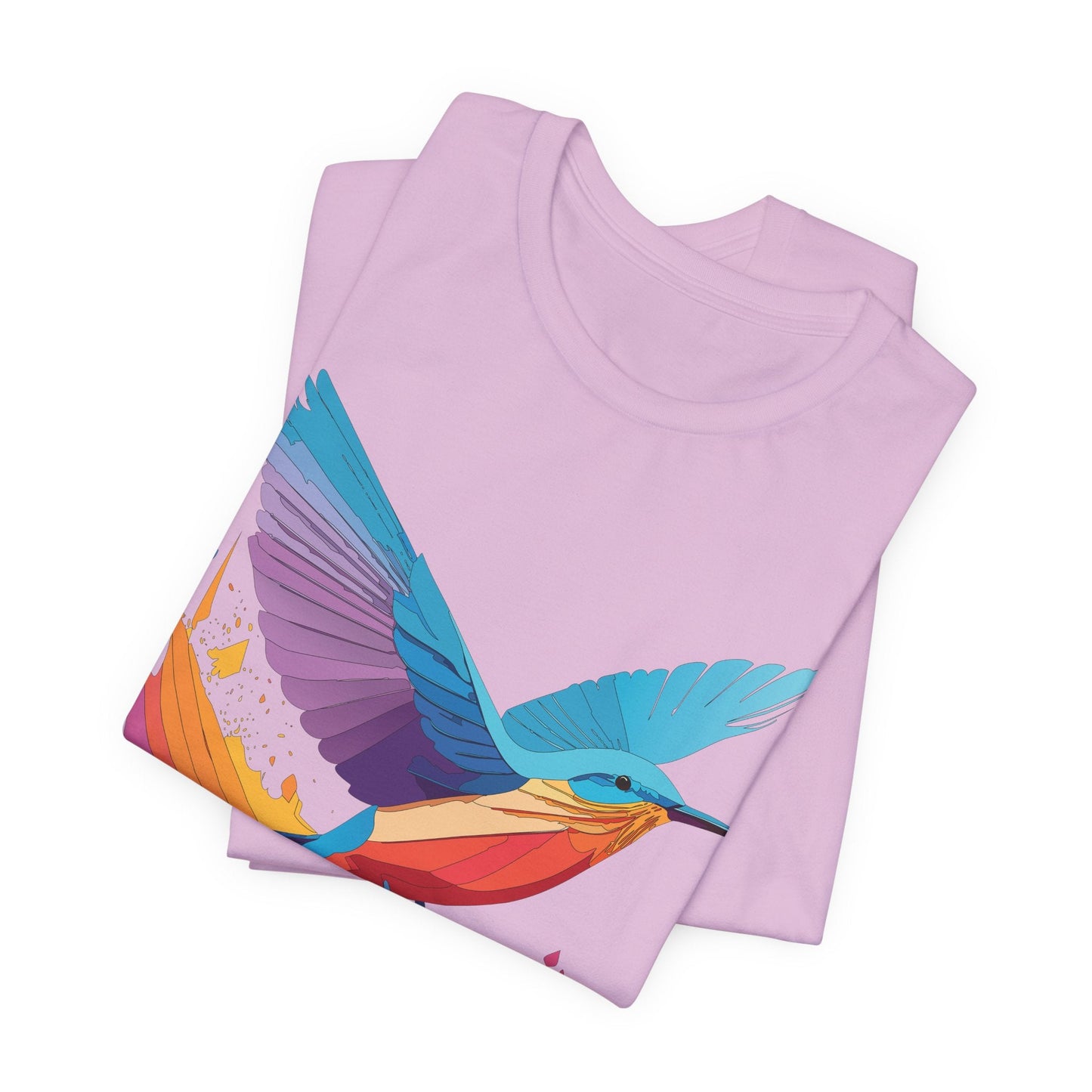 Unisex Animal Shirt Art Design Tee With Wild Animals Print Soft Comfortable Short Sleeve Tee