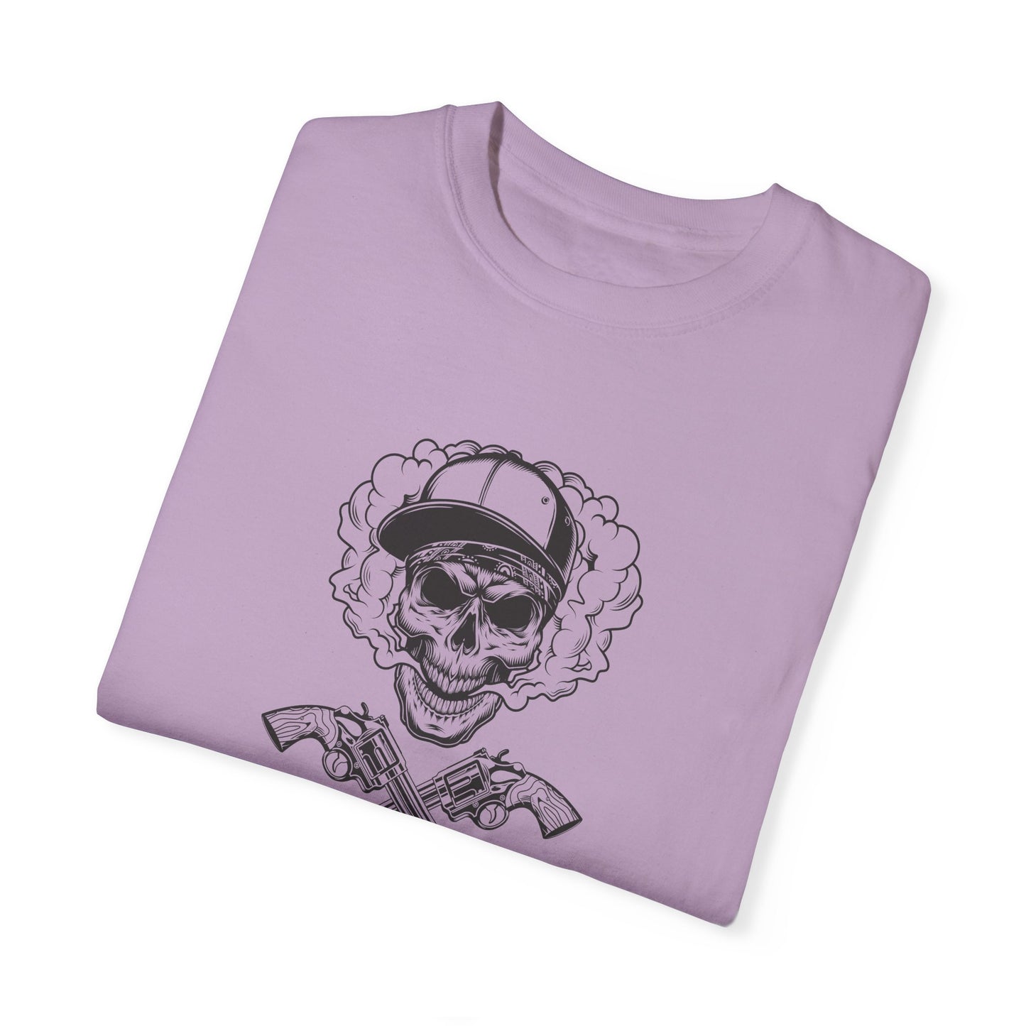 Unisex Cotton Tee Shirt with Skull