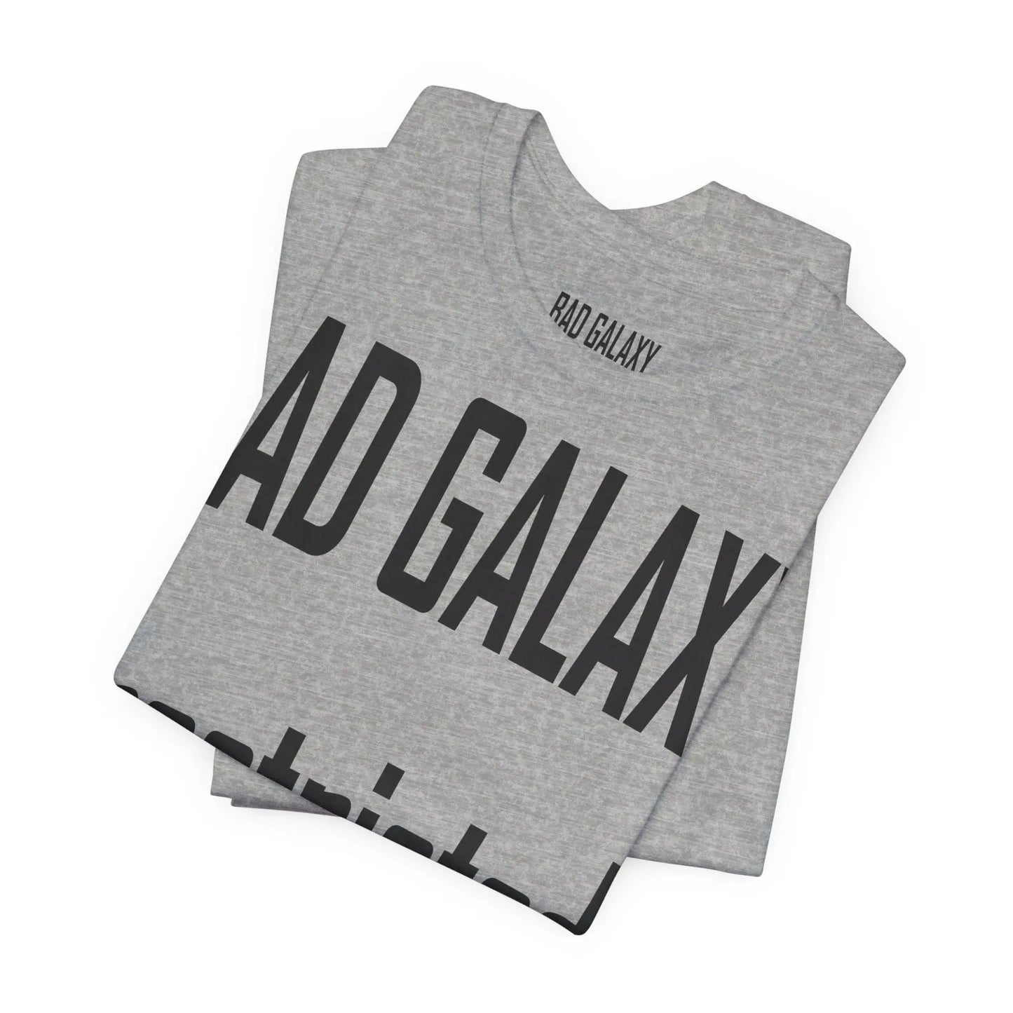 Bad Galaxy Tee Shirt With Red Stamp 100 Percent Cotton Made In USA Eco Friendly Inks