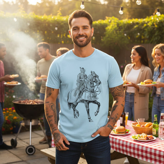 Knight Graphic Tee Unisex 100 Cotton Comfort Colors T-Shirt