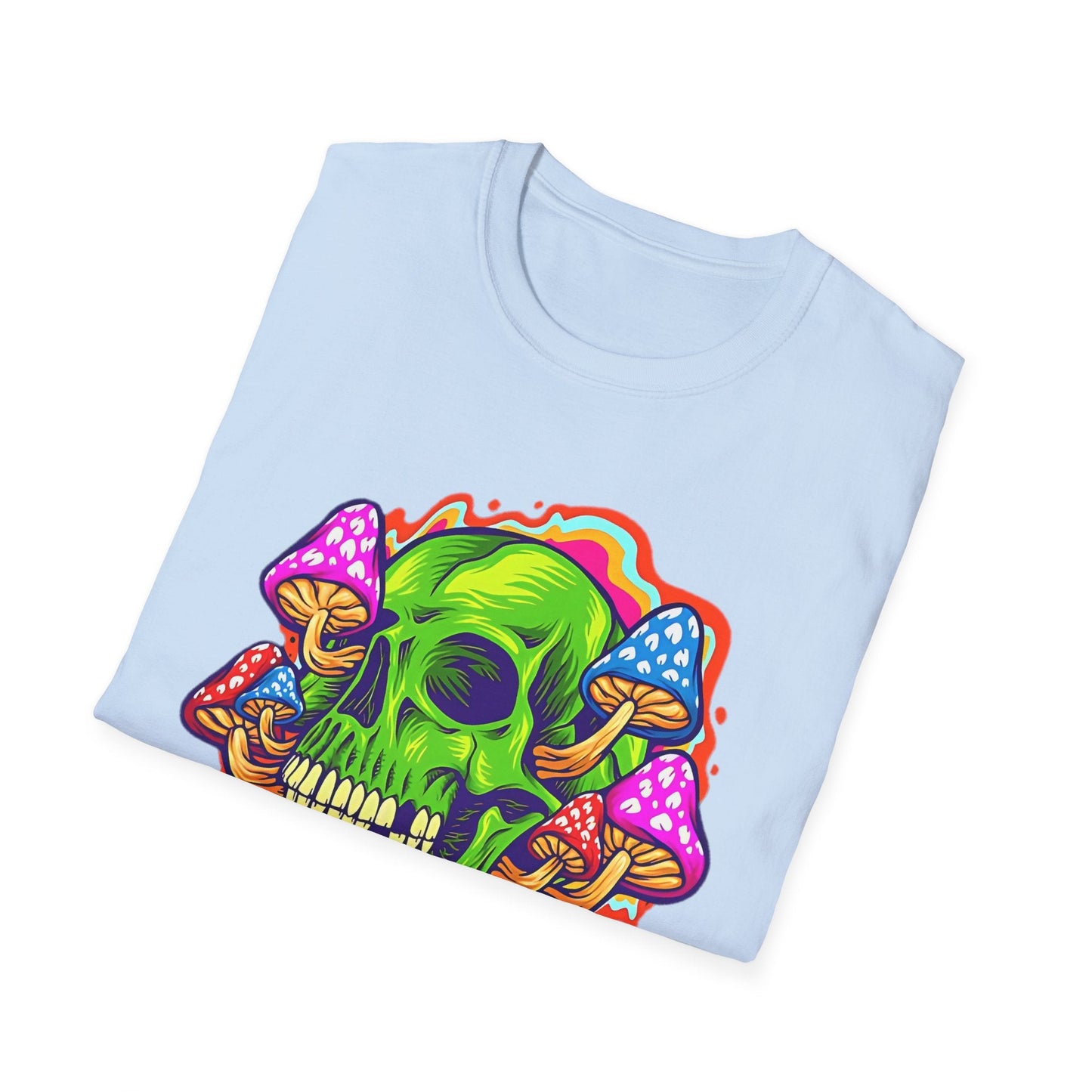 Skull Tee Shirt Unisex Skeleton Shirt With Skull Design Gildan Softstyle 64000 Cotton Tee