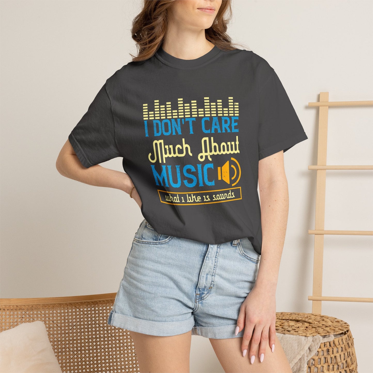 Music Graphic Design Unisex Cotton T-shirt m6