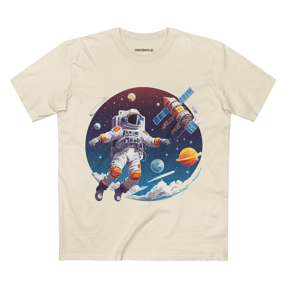 Cosmos Astronaut Graphic Tee Staple Unisex 100 Cotton Tee Shirt - CS-34