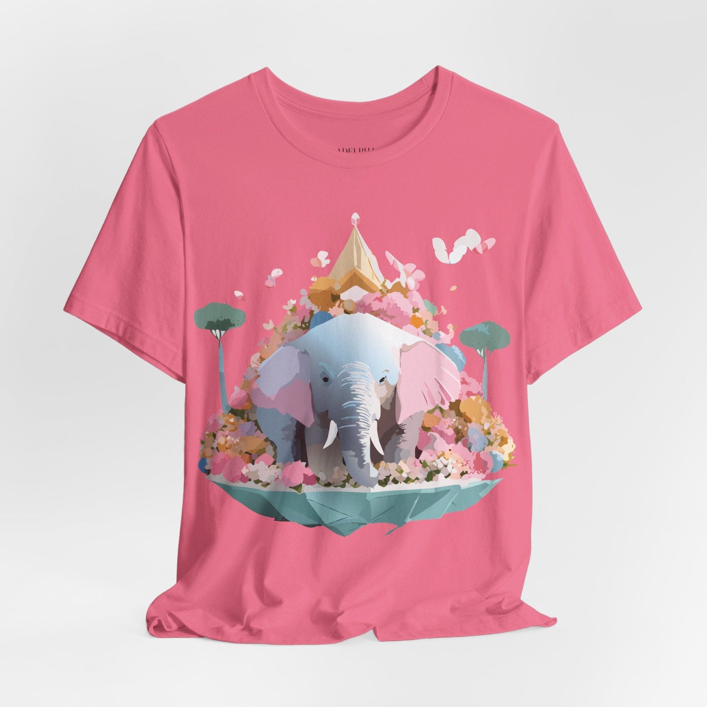 Elephant Graphic Unisex 100 Cotton Jersey Vintage Art Design Tee 19