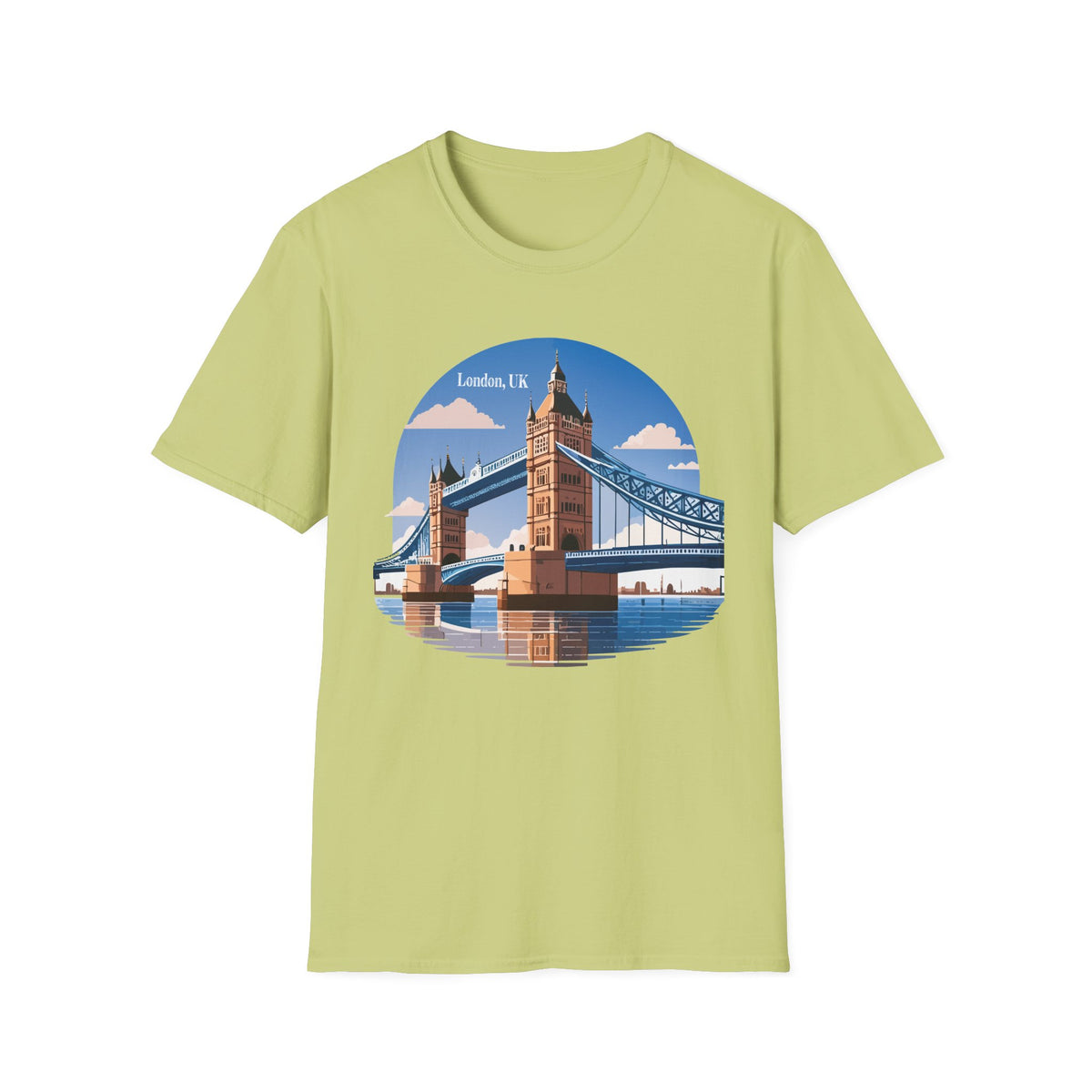 London Tower Bridge Tee | UK Landmark Illustration, Travel Souvenir