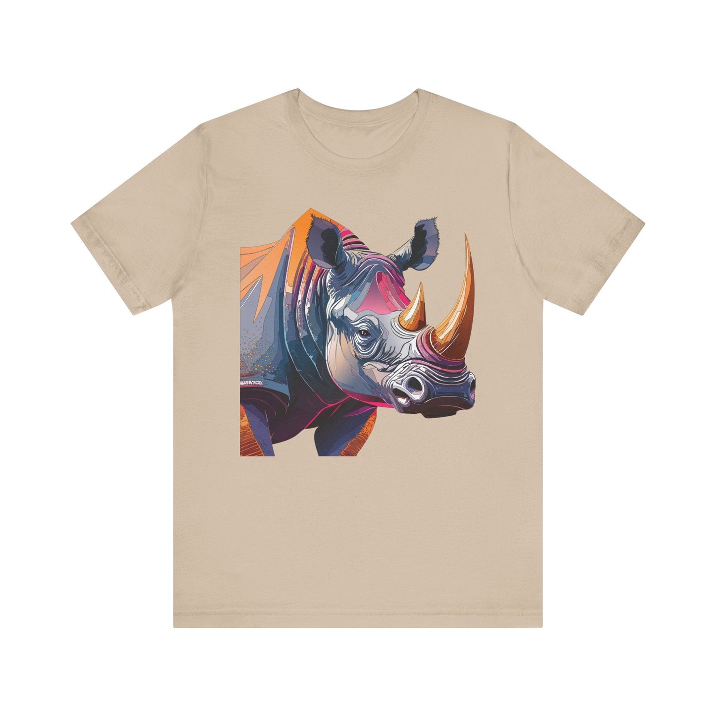 Unisex Animal Print Tee Shirt Featuring Wild Animals Art Design For Everyday Wear