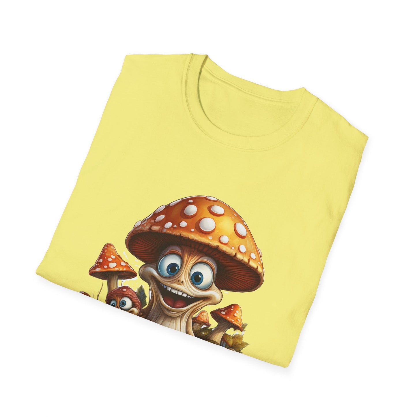 Mashroom Tee Shirt Unisex Softstyle 64000 Comfortable Mushroom Shirt With Funny Fungus Design