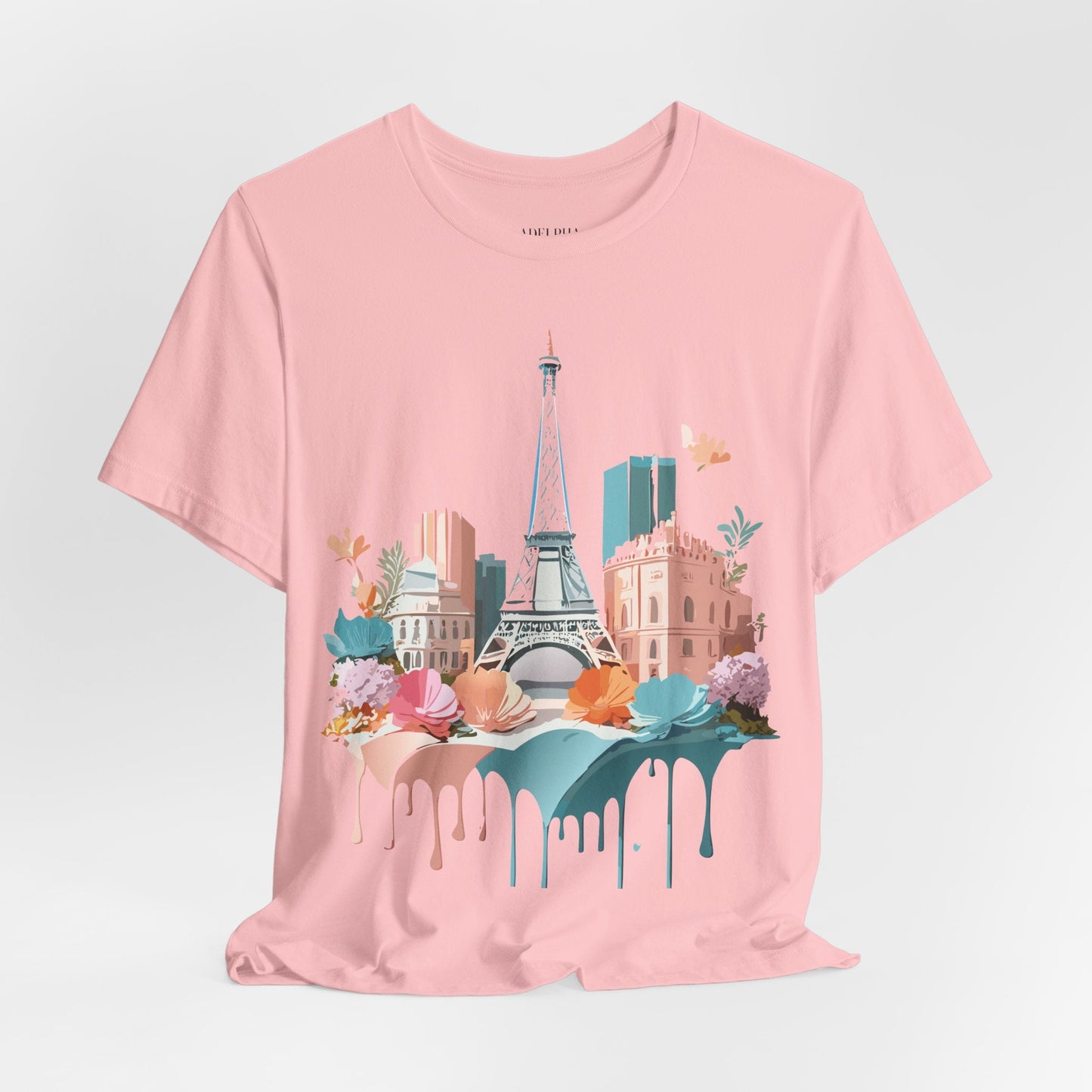 Paris Vintage Inspired Graphic Tee Unisex Short Sleeve  Artwork Studio