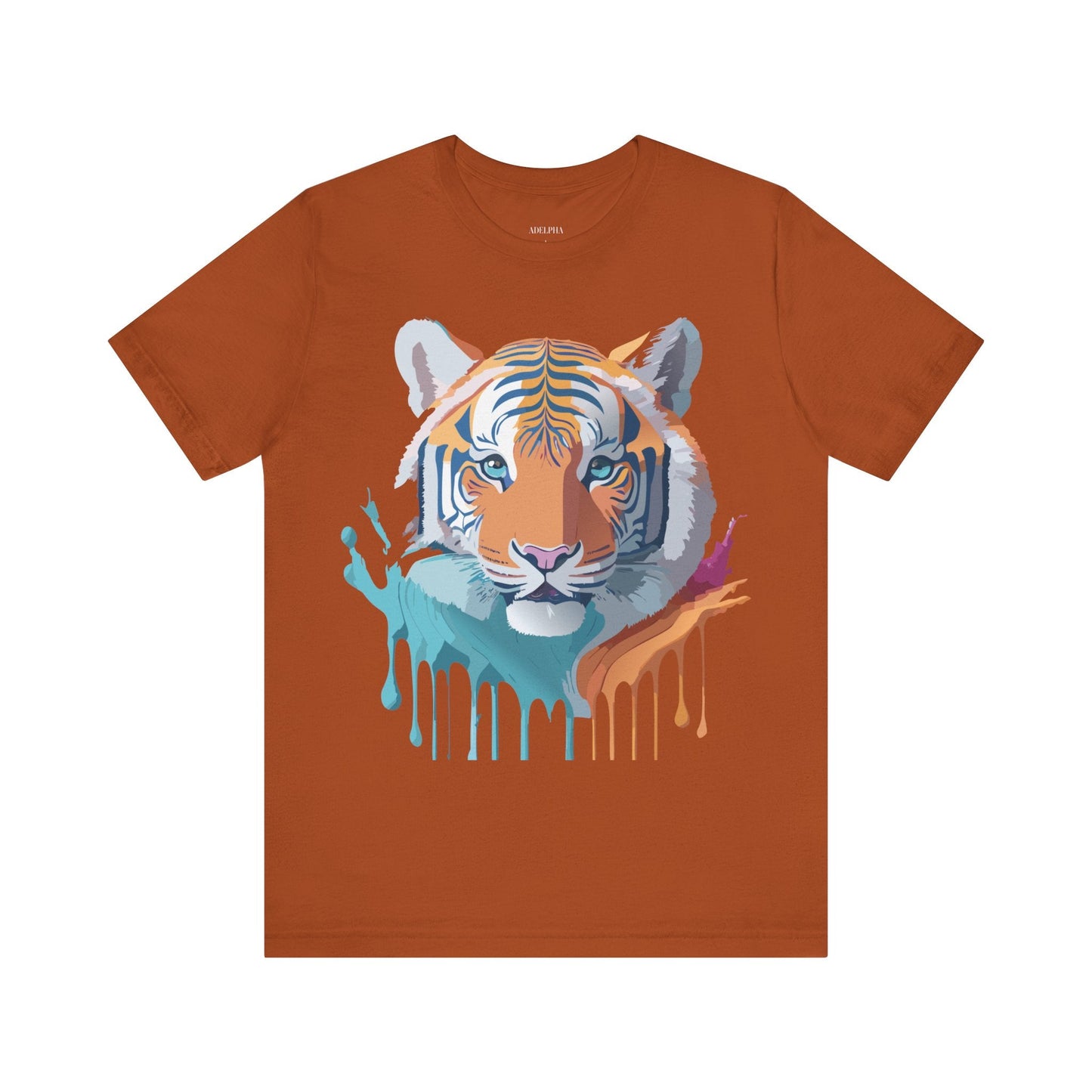 Tiger Graphic Tee Unisex Jersey Short Sleeve Vintage Inspired Artwork Adelpha Art Design