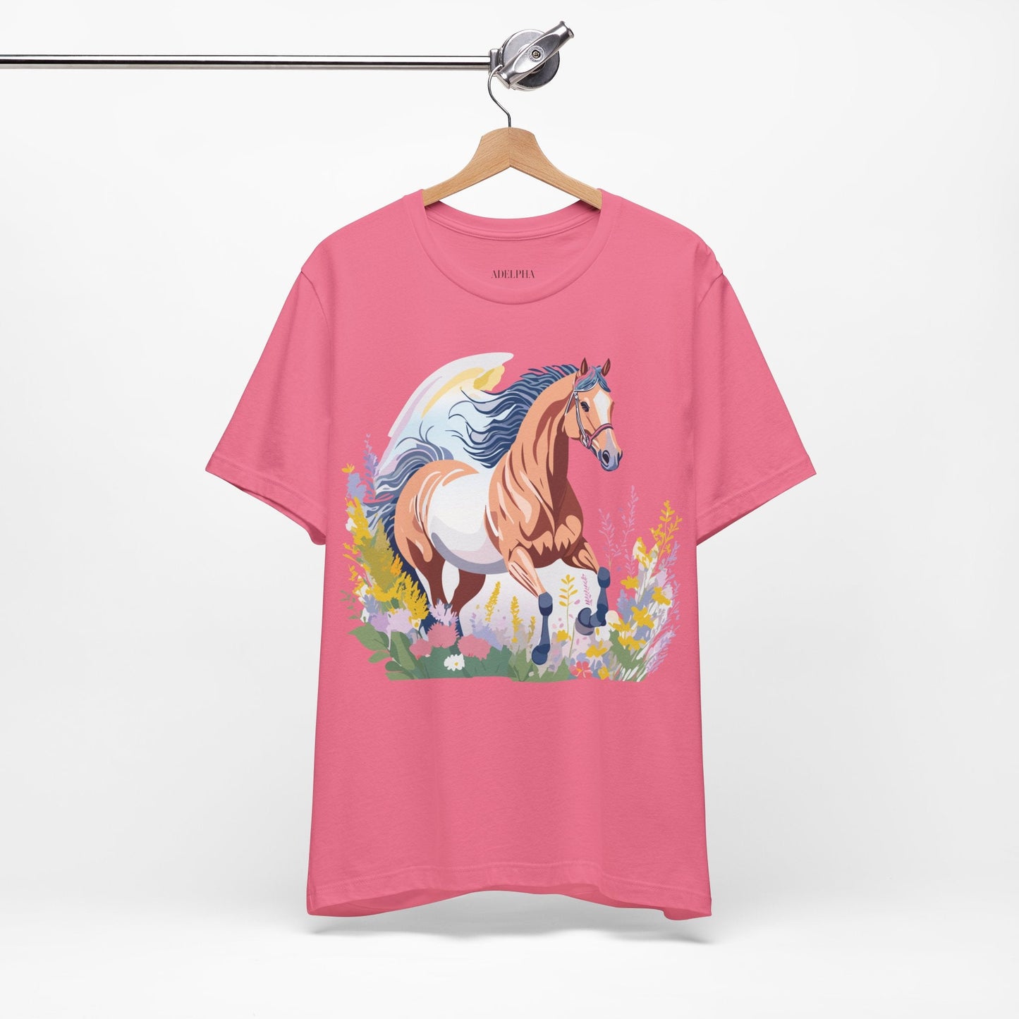 Horse Graphic Unisex 100 Cotton Vintage Animal Art T-Shirt 5