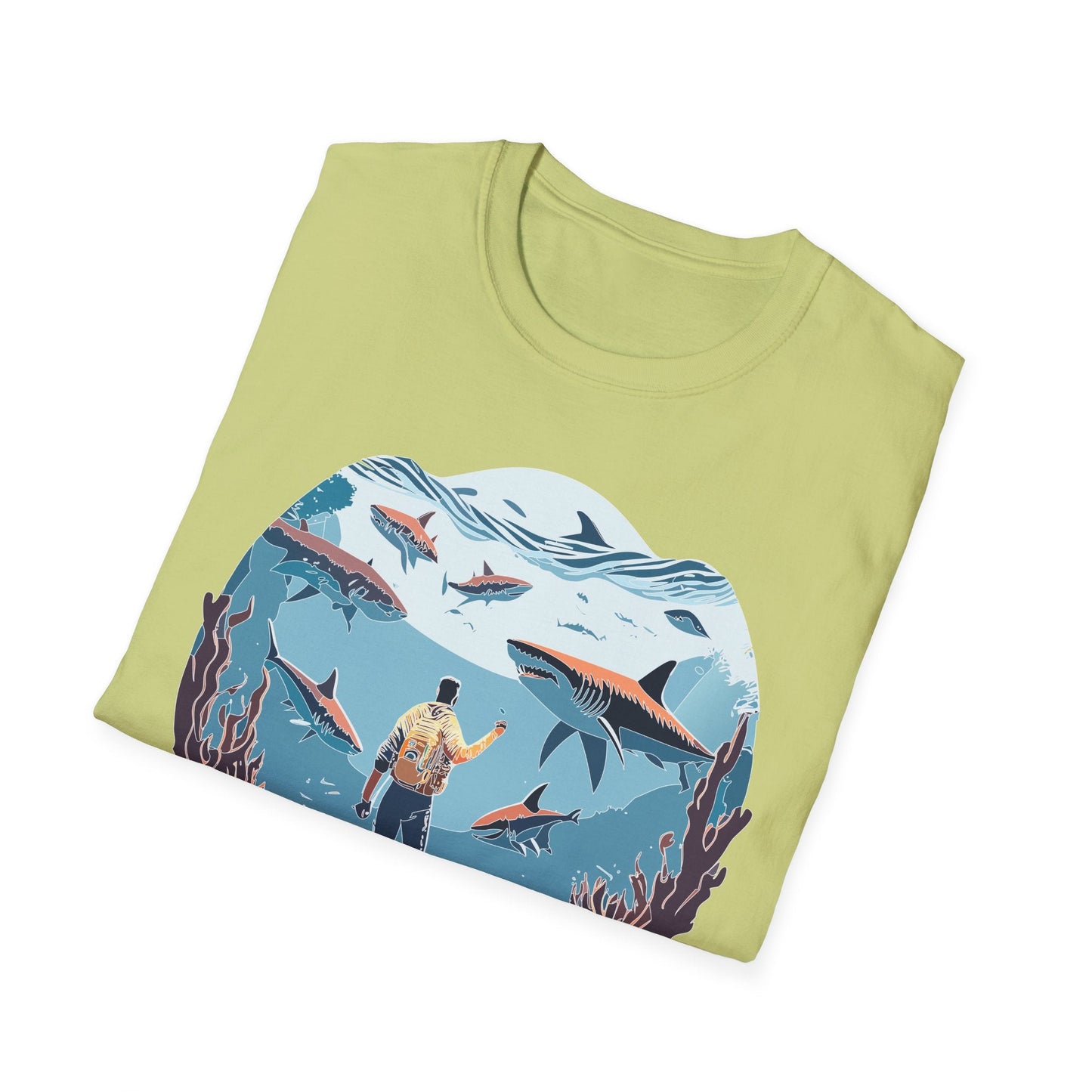 Ocean Graphic Unisex Softstyle Cotton Tee 2