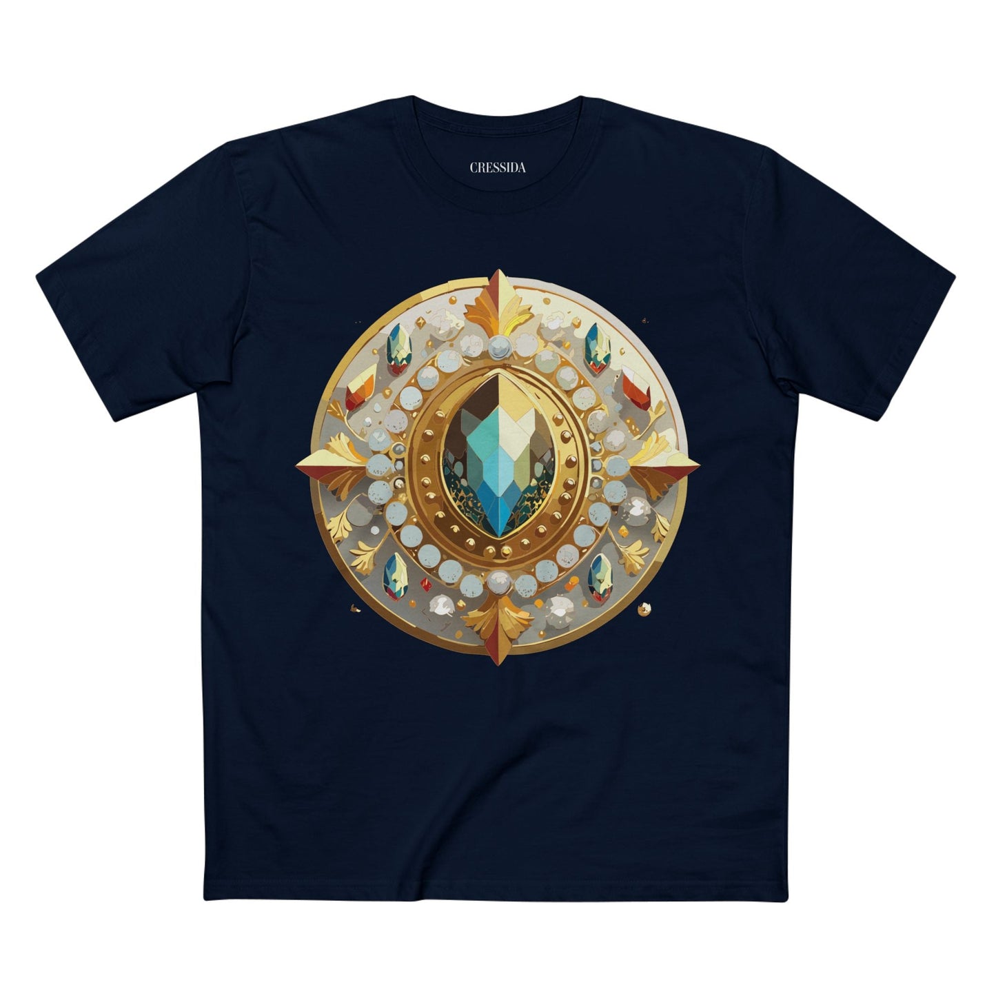 Medallion Graphic T-Shirt Unisex 100 Cotton With Gold Art Design Medal Tee 20