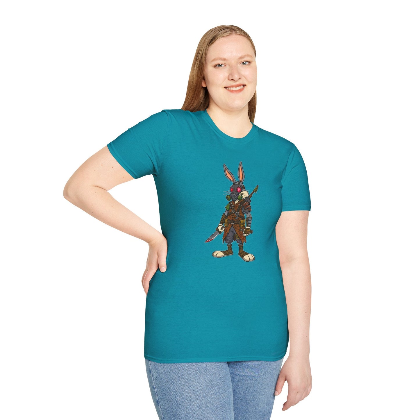 Bugs Bunny T Shirt Unisex Cartoon Tee 100 Percent Cotton Softstyle 64000 With Classic Animation Art
