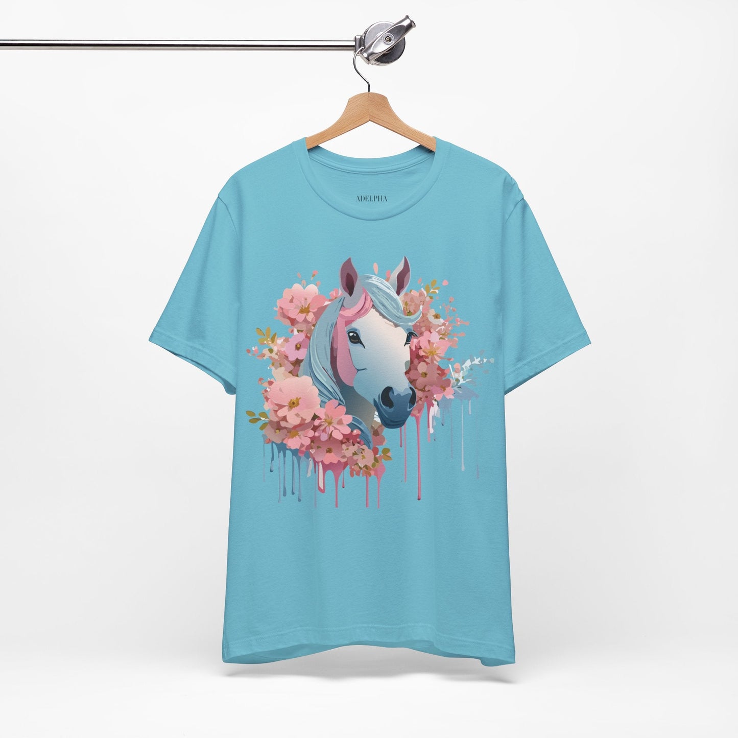 Horse Graphic Unisex 100 Cotton Vintage Animal Art T-Shirt 15