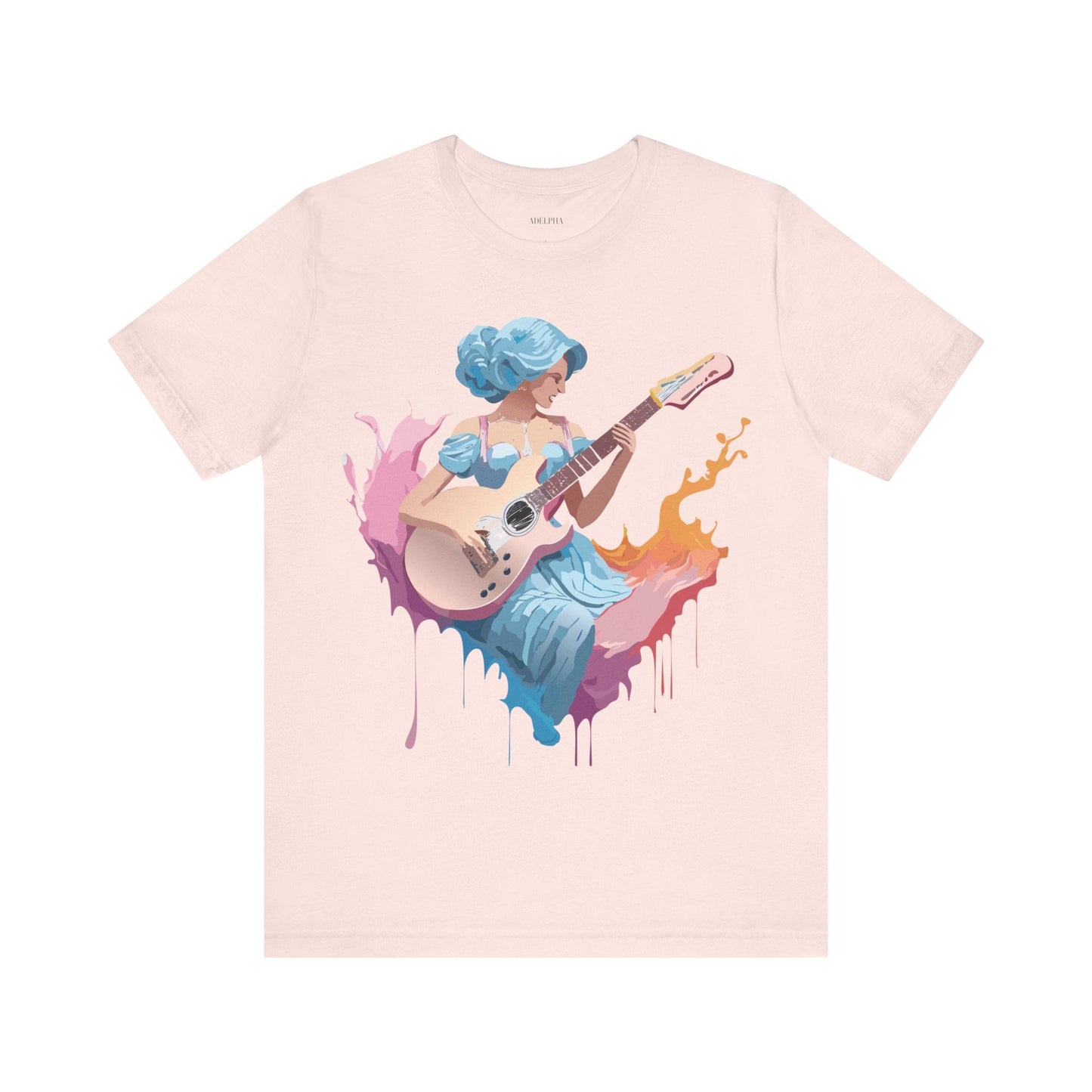 Music T Shirt Graphic Tee Unisex Adelpha Vintage Inspired Artwork Casual Everyday Wear