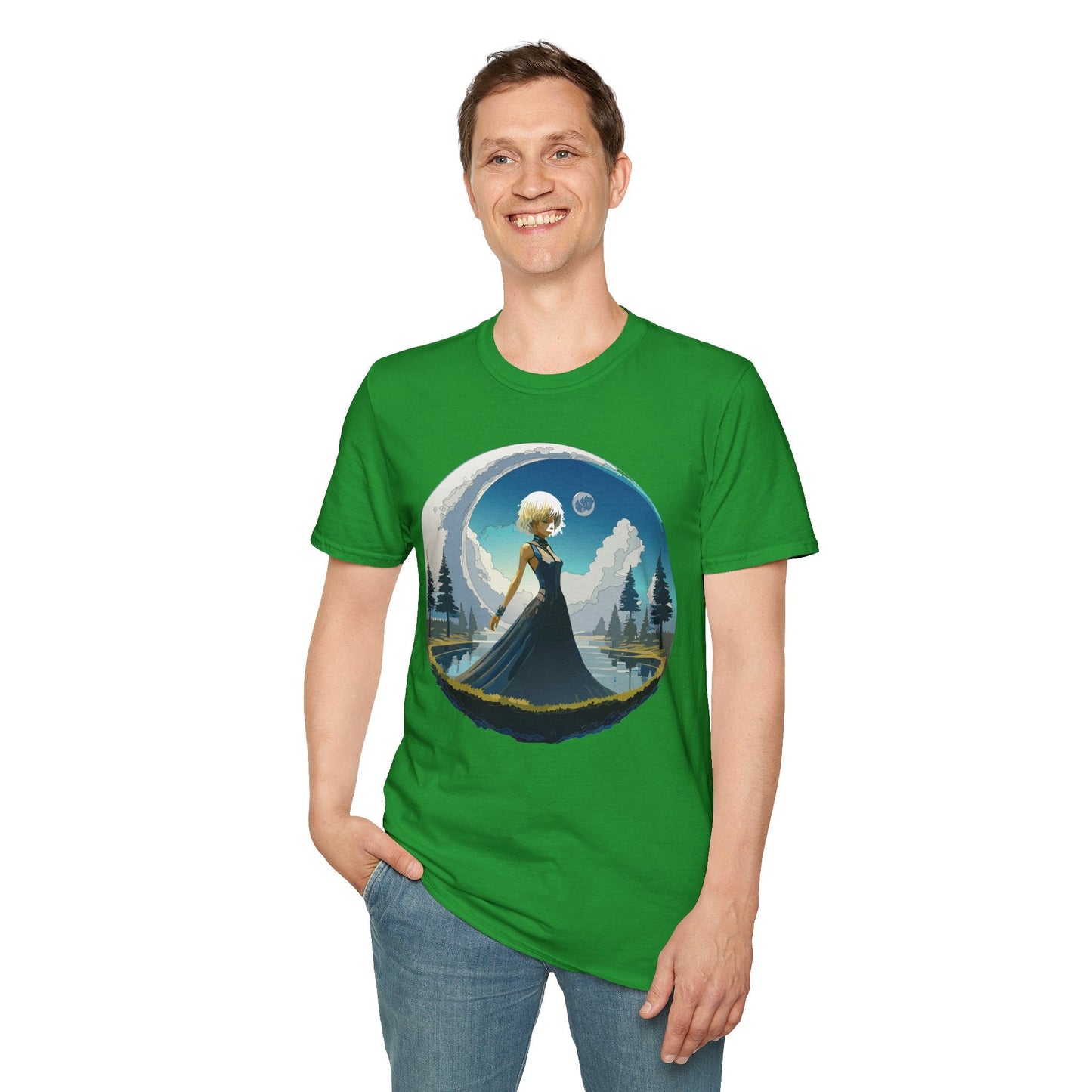 Womens Graphic T Shirt Art Design Tee Gildan Softstyle 64000 Unisex Short Sleeve