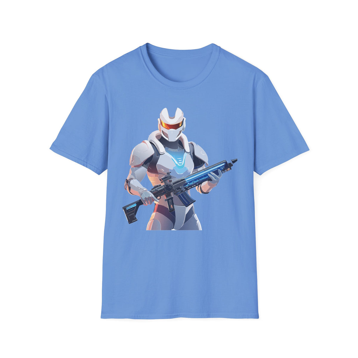 Cartoon Warrior Graphic Tee Gildan Unisex 100 Cotton Tee Shirt c50