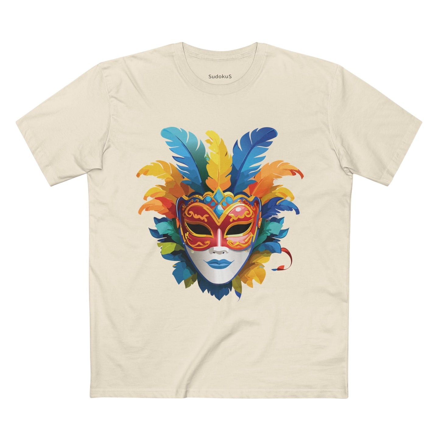 Mask Graphic Unisex 100 Cotton Staple Tee 35