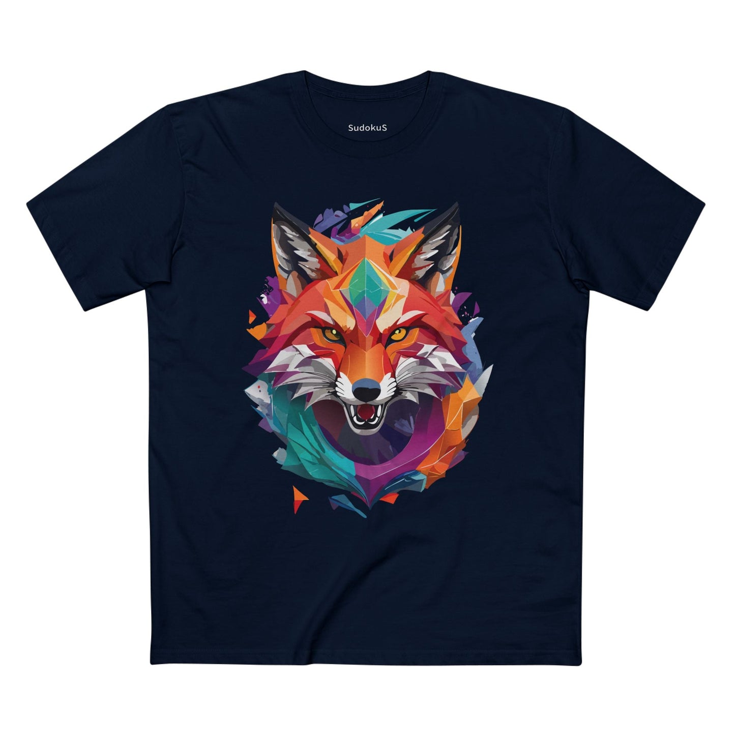 Fox Graphic Unisex 100 Cotton Staple Tee with Animal Design Artwork 25