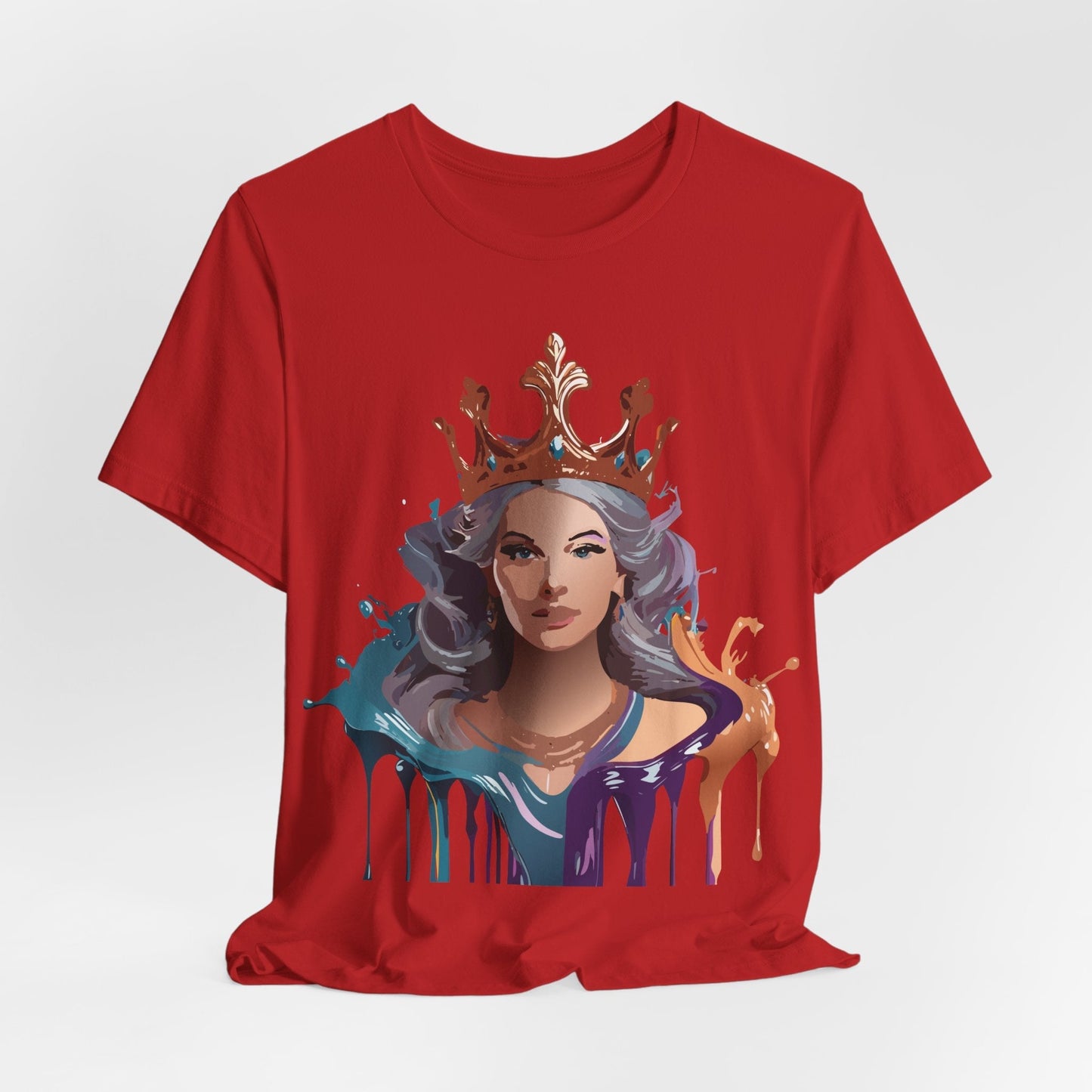 Queen Graphic Tee By Adelpha Art Design Unisex Short Sleeve Vintage Inspired Shirt