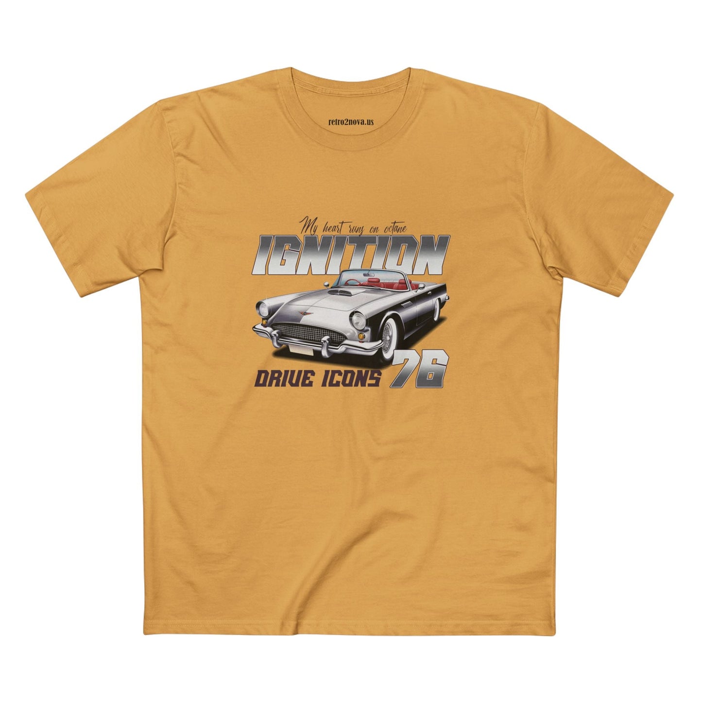 Retro Car Shirts Vintage Car Shirts RC11 Unisex Premium Cotton Tee With Original Art Design