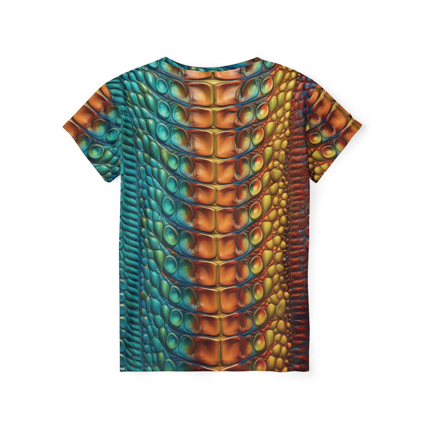 Women Poly T-Shirt with Animal Print