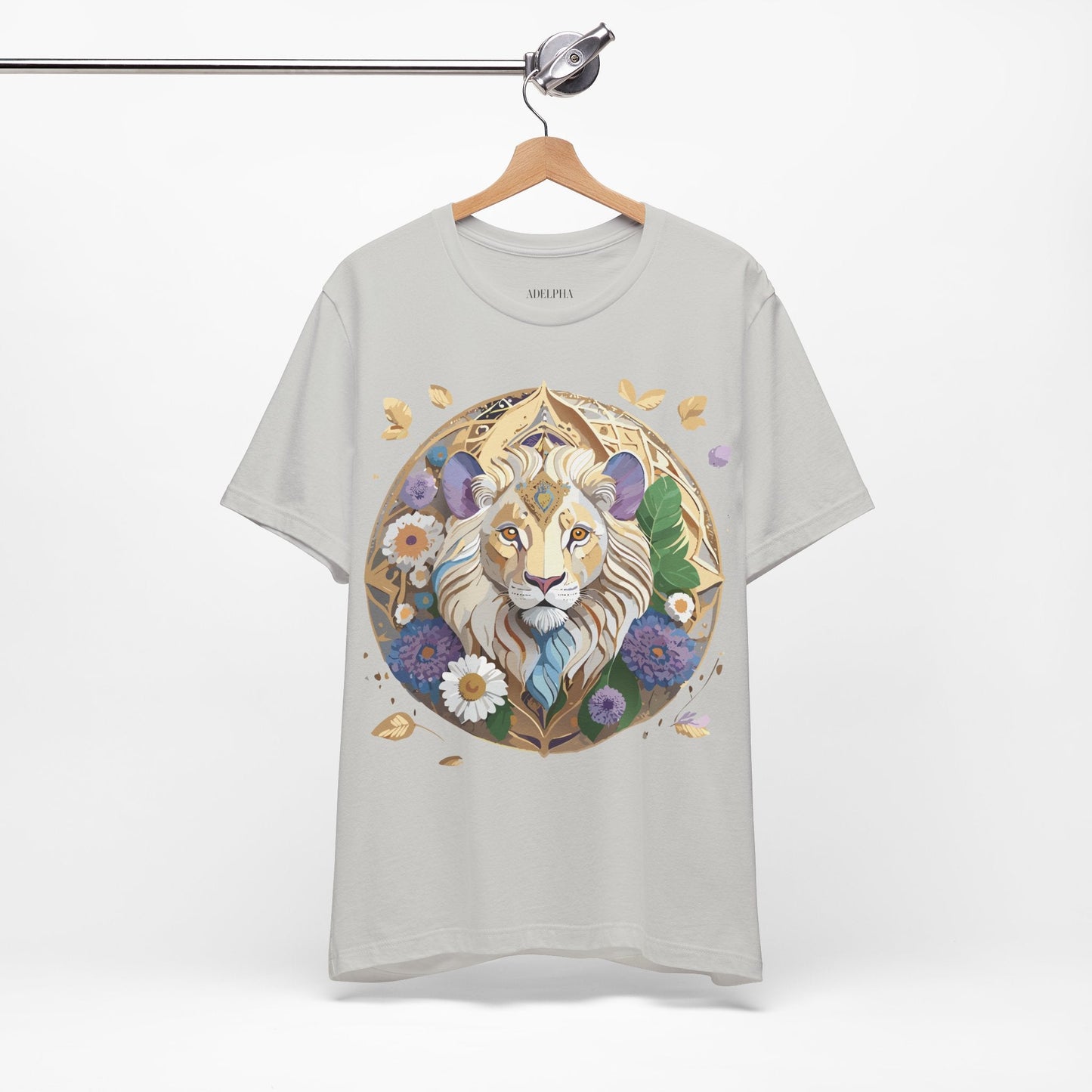 Adelpha Graphic Tee Unisex Medallion Shirt Vintage Inspired Art Design Short Sleeve