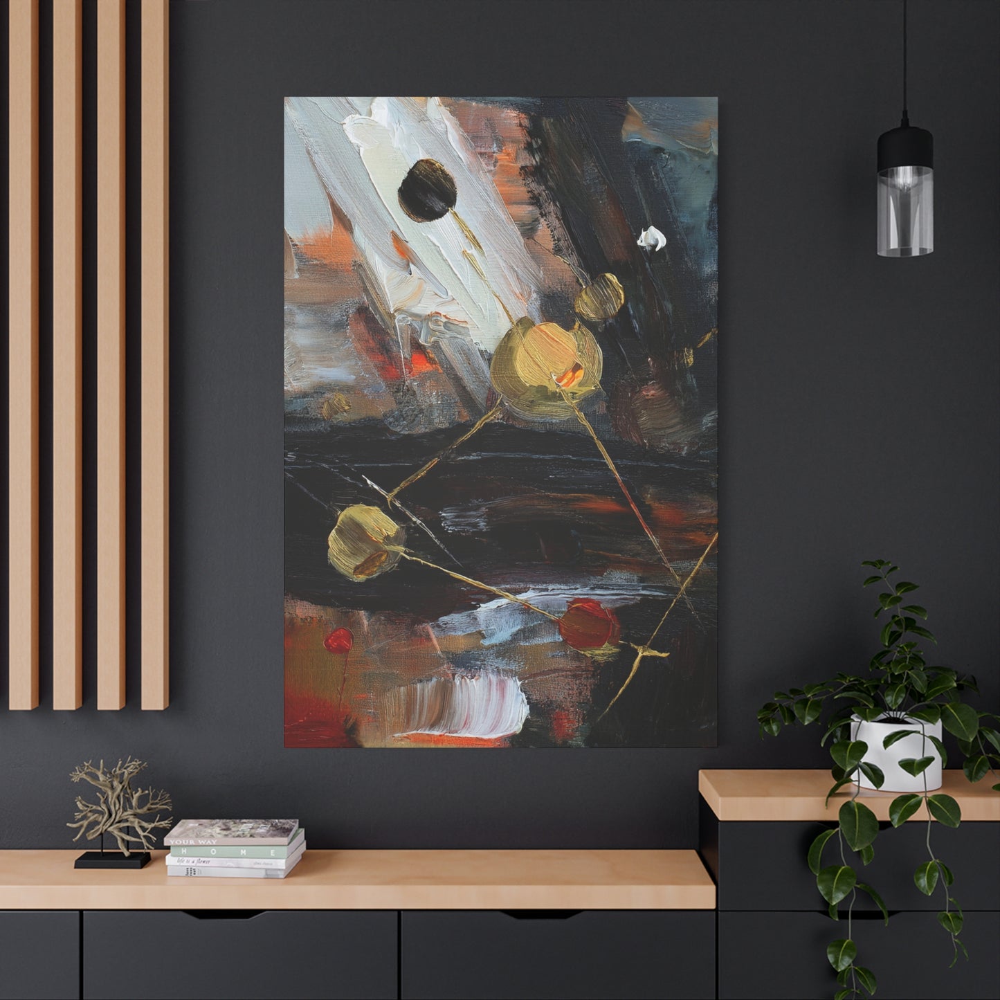 Abstract Oil Painting Print Canvas 20x24,20x30,24x30 24x32,24x36,30x40 32x48,36x48,40x60 Pine-Wood Inner Frame ABS-68
