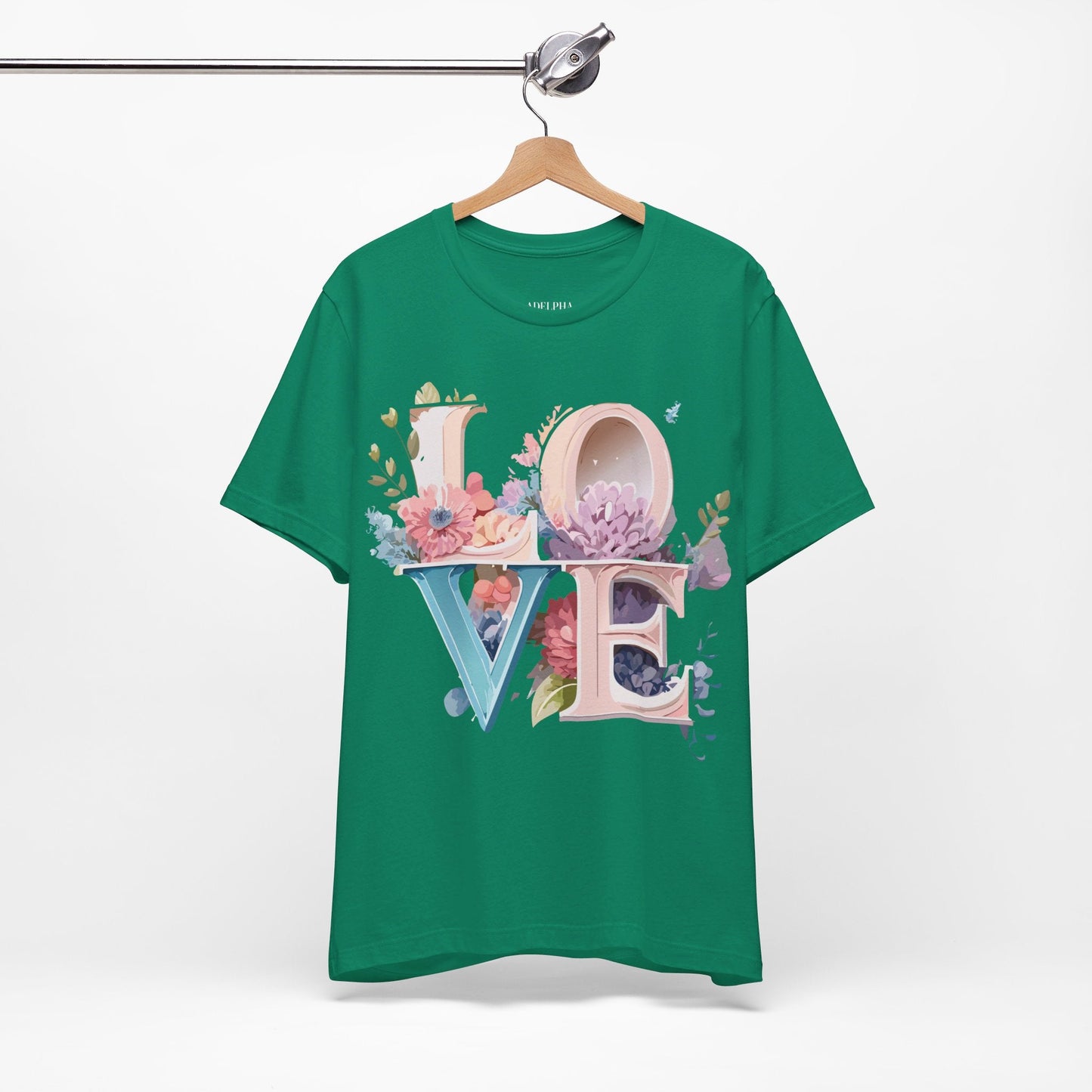 Valentine Graphic Tee Unisex Short Sleeve Premium Art Design By Adelpha Vintage Illustration