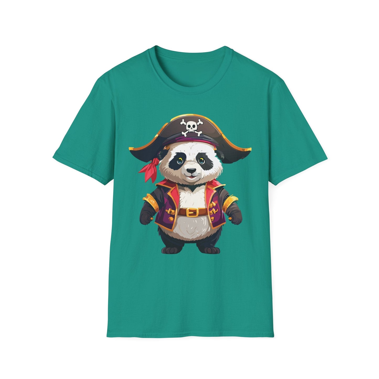 Panda Shirt Unisex Panda Tee Softstyle 64000 Gildan 100 Percent Cotton Animal Tee