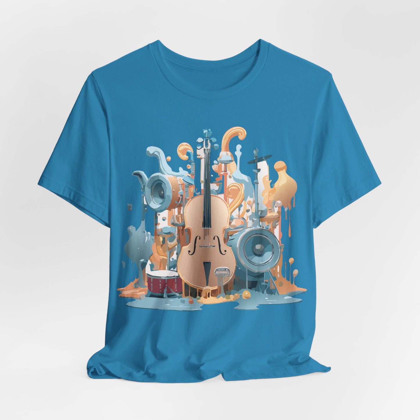Adelpha Music Graphic T Shirt Unisex Jersey Short Sleeve Vintage Inspired Art Tee