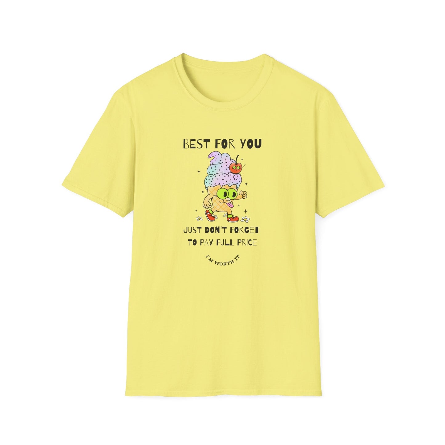 Funny Food T Shirts Unisex Softstyle Tee Cotton Gildan 64000 Short Sleeve Graphic Tee